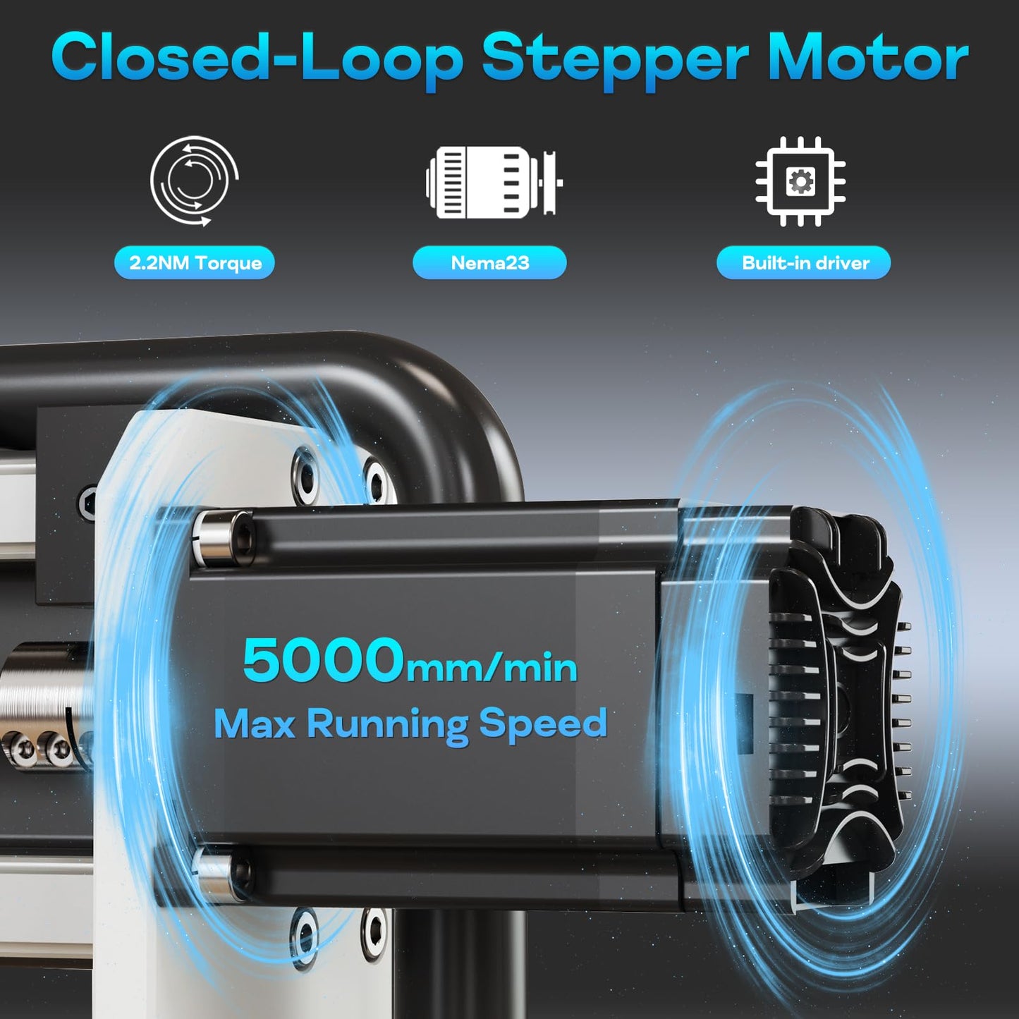 Axiscreat 4040 CNC Router Machine with Linear Guide & Ball Screw Motion, Achieve ±0.005mm Accuracy for High Precision Metal Aluminum Copper Wood Acrylic PCB Engraving