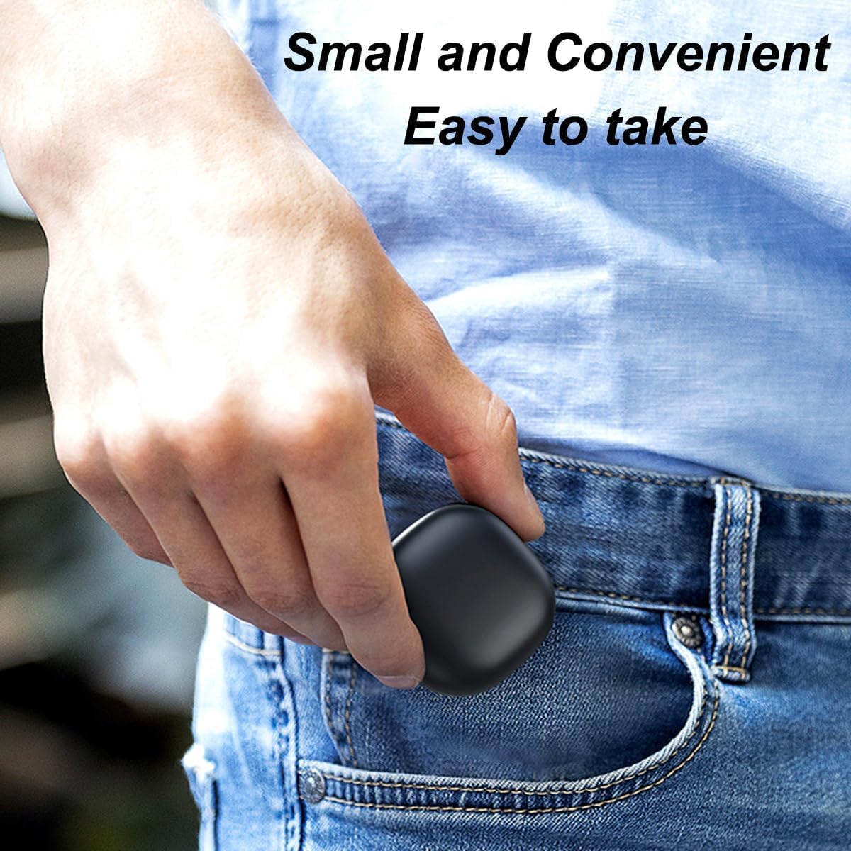 CNBRO Smart Ring Charging Case Magnetic Charger Portable Charging Box Small Compartment for Fitness Rings (Not Wireless