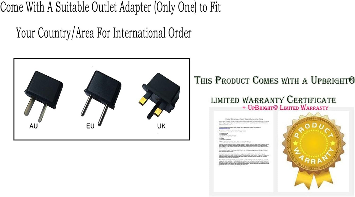 UPBRIGHT 20V 370mA P9300C P9300 20VDC 0.37A 20.0V AC/DC Adapter Compatible with OttLite Natural Daylight Flex Floor LED