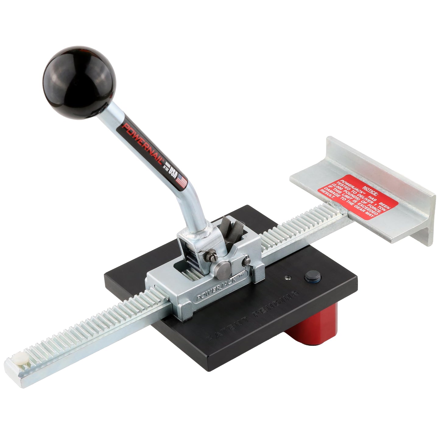 Powernail PowerJack™ 700 Deck Jack - Heavy-Duty Deck Board Positioning Tool - Position, Straighten and Tighten Boards Eliminating Gaps - Holds Boards In Place for Hands-Free Installation