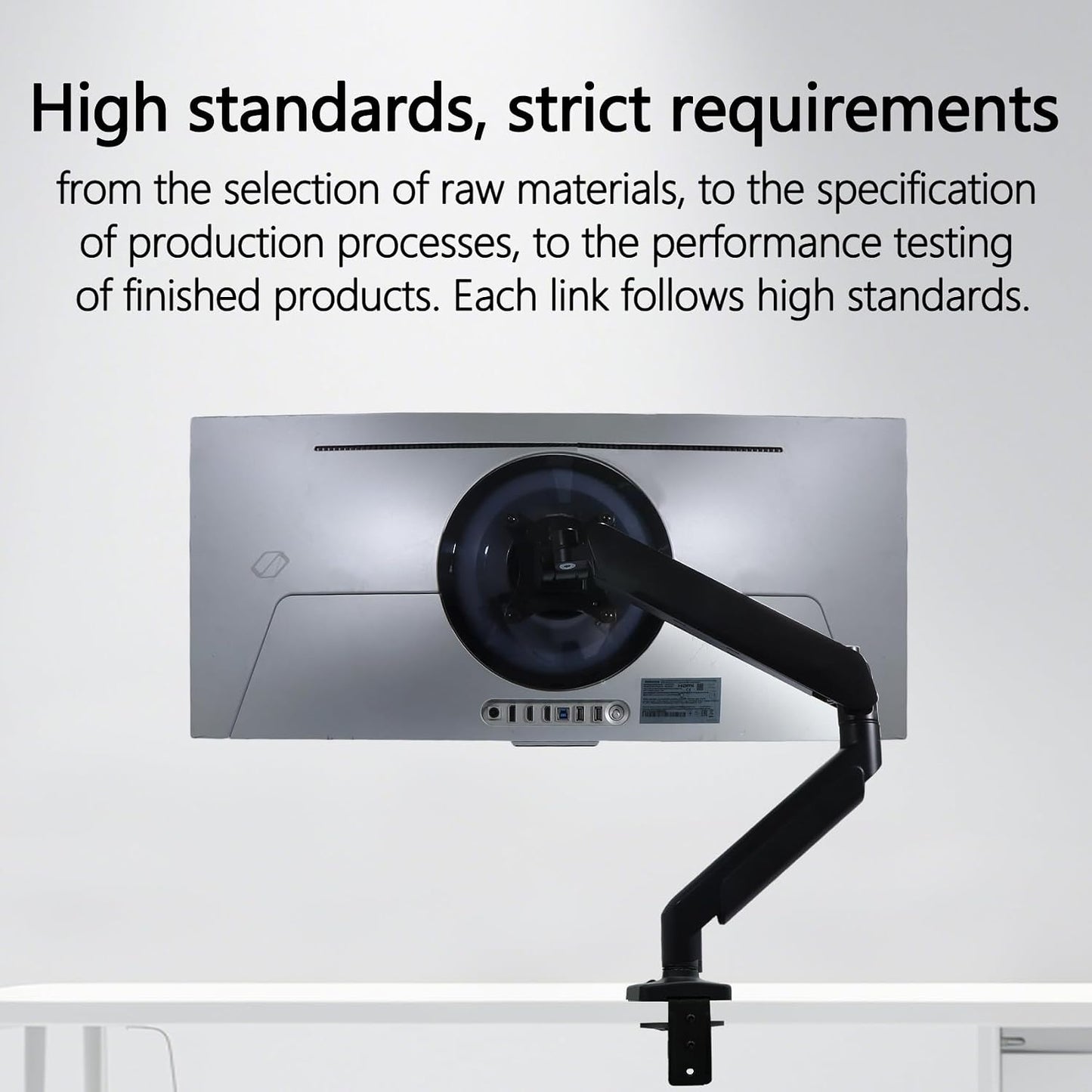 Yunquehe G8 34" G85SB, G85SD S34BG850SN, S34DG850SN, S34DG856SN) 75X75 100X100 Odyssey OLED VESA Mount Adapter