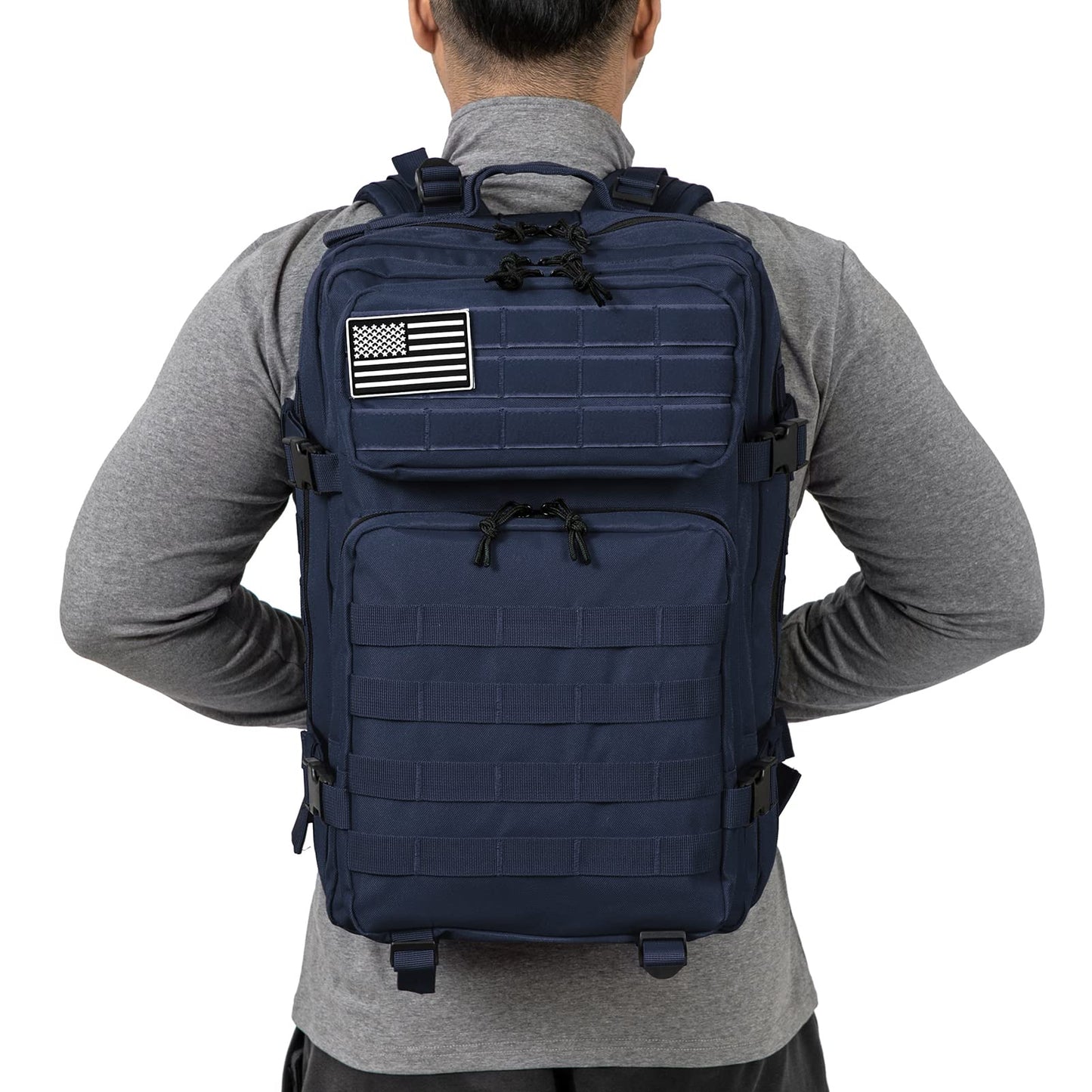 QT&QY 45L Military Tactical Backpack combat Molle Army Assault Pack CCW 3 Day survival Bag Hiking rucking Rucksack heavy duty backpack