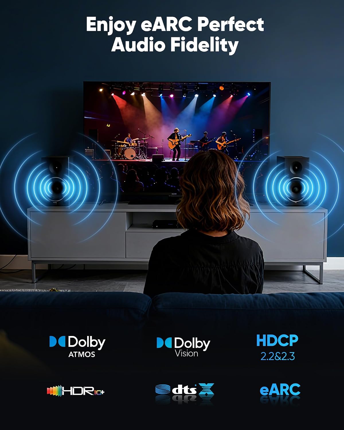 16K 10K 8K 6FT, 8K@120Hz 144Hz 2.2 96Gbps, Highwings HDMI Cable HDMI Cord Ultra High Speed Durable, Flexible