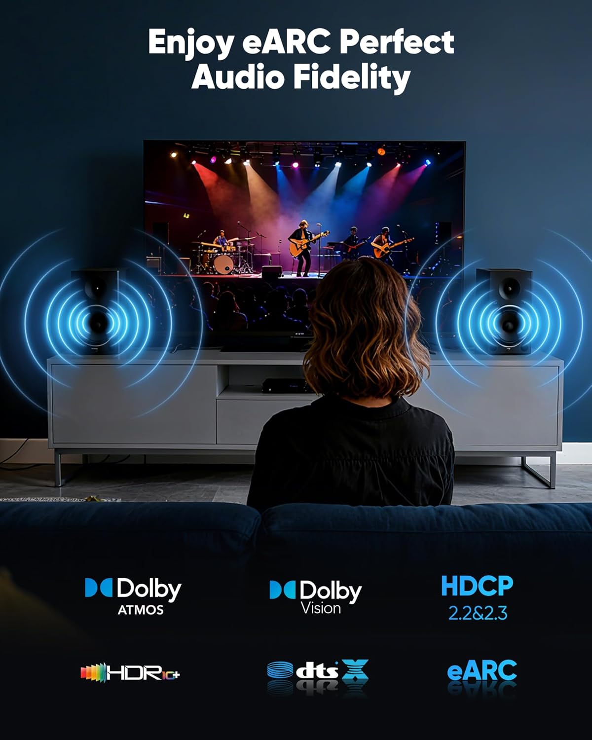 16K 10K 8K 10FT, 8K@120Hz 144Hz 2.2 96Gbps, Highwings HDMI Cable HDMI Cord Ultra High Speed Durable, Flexible