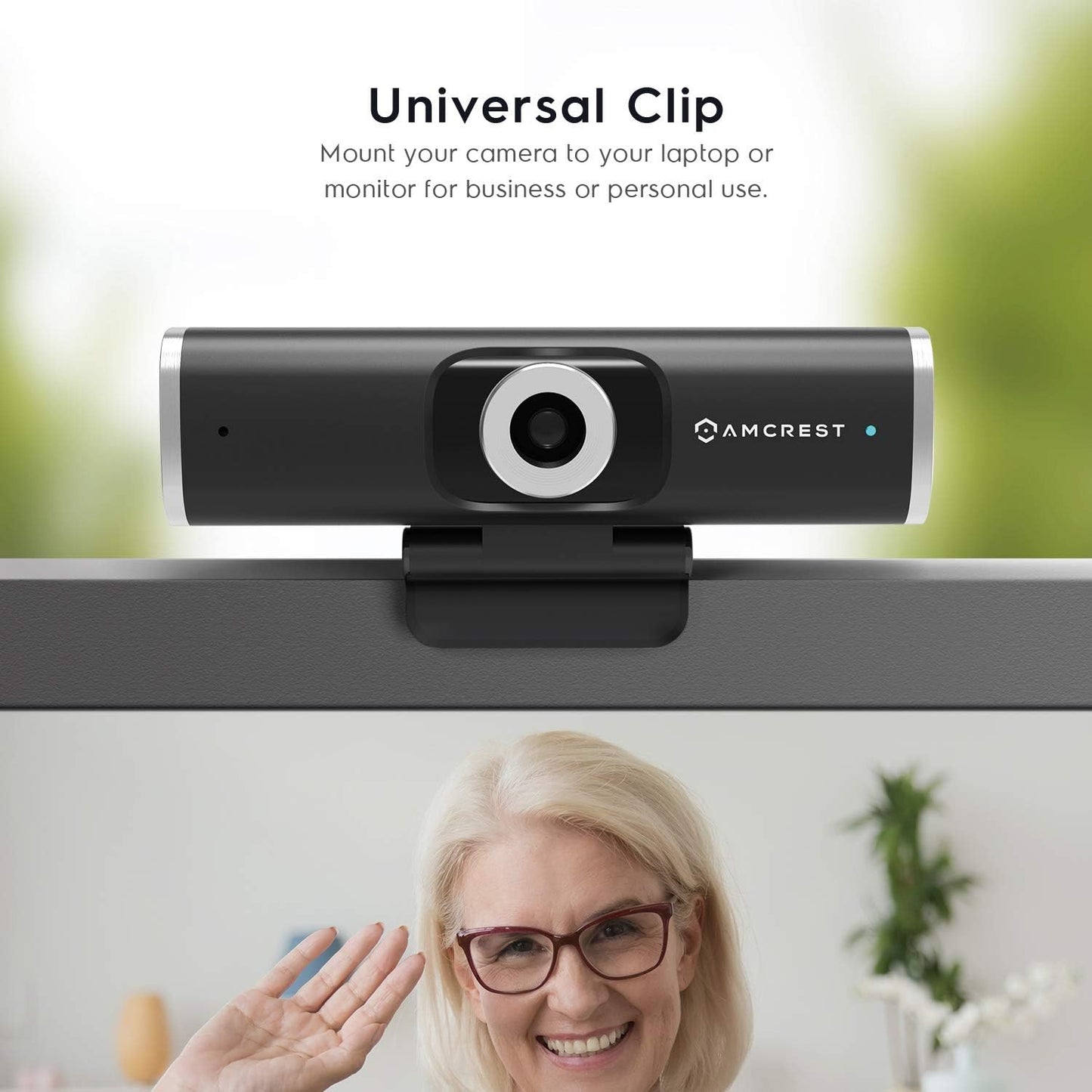 Amcrest 1080P (AWC195-B) Webcam with Microphone for Desktop, Web Cam Computer Camera, Streaming HD USB Web Camera