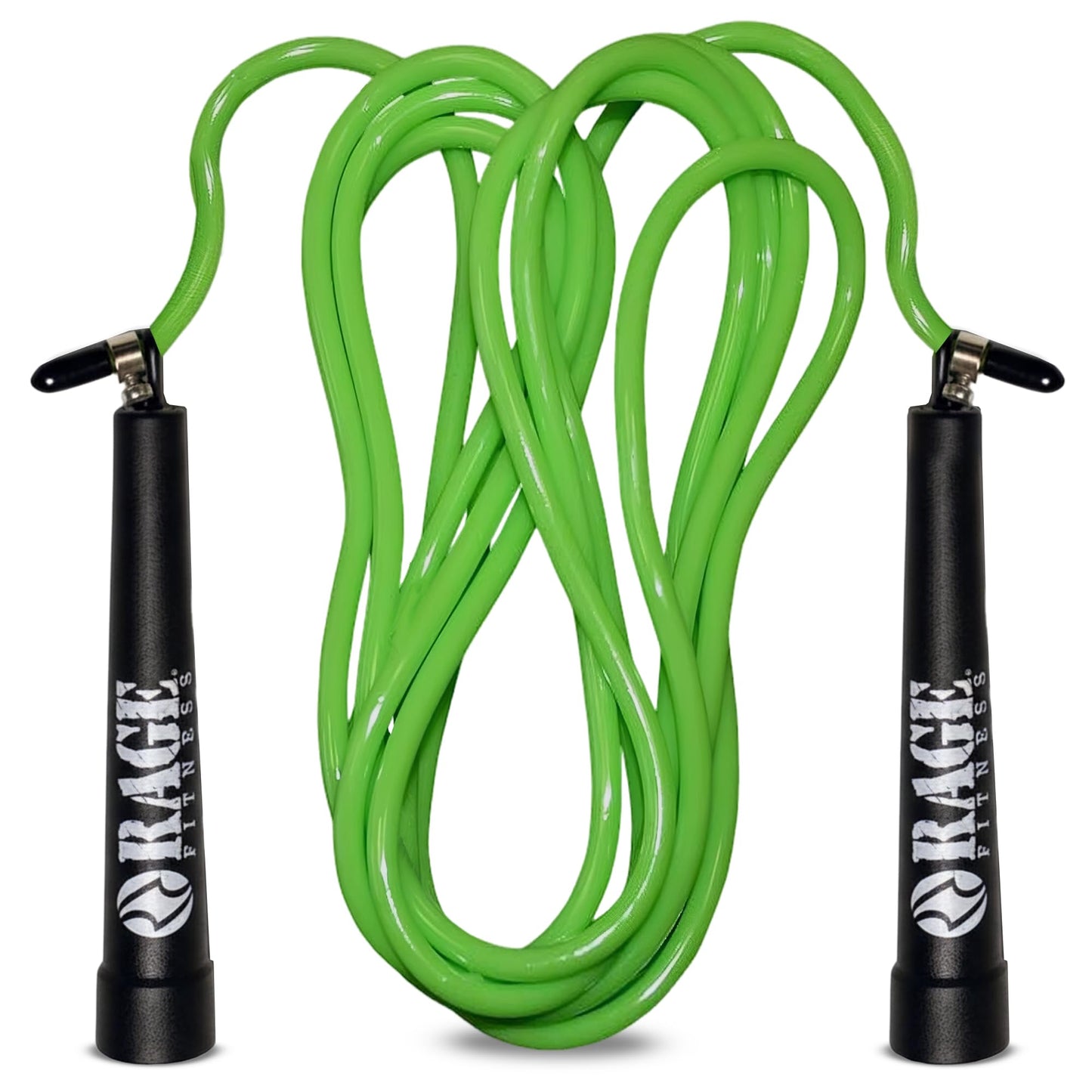 Rage Fitness R2 Speed Jump Rope – Adjustable PVC Speed Rope with Smooth Bearing Handles for Beginners to Advanced, Fast Cardio & Efficient Workouts