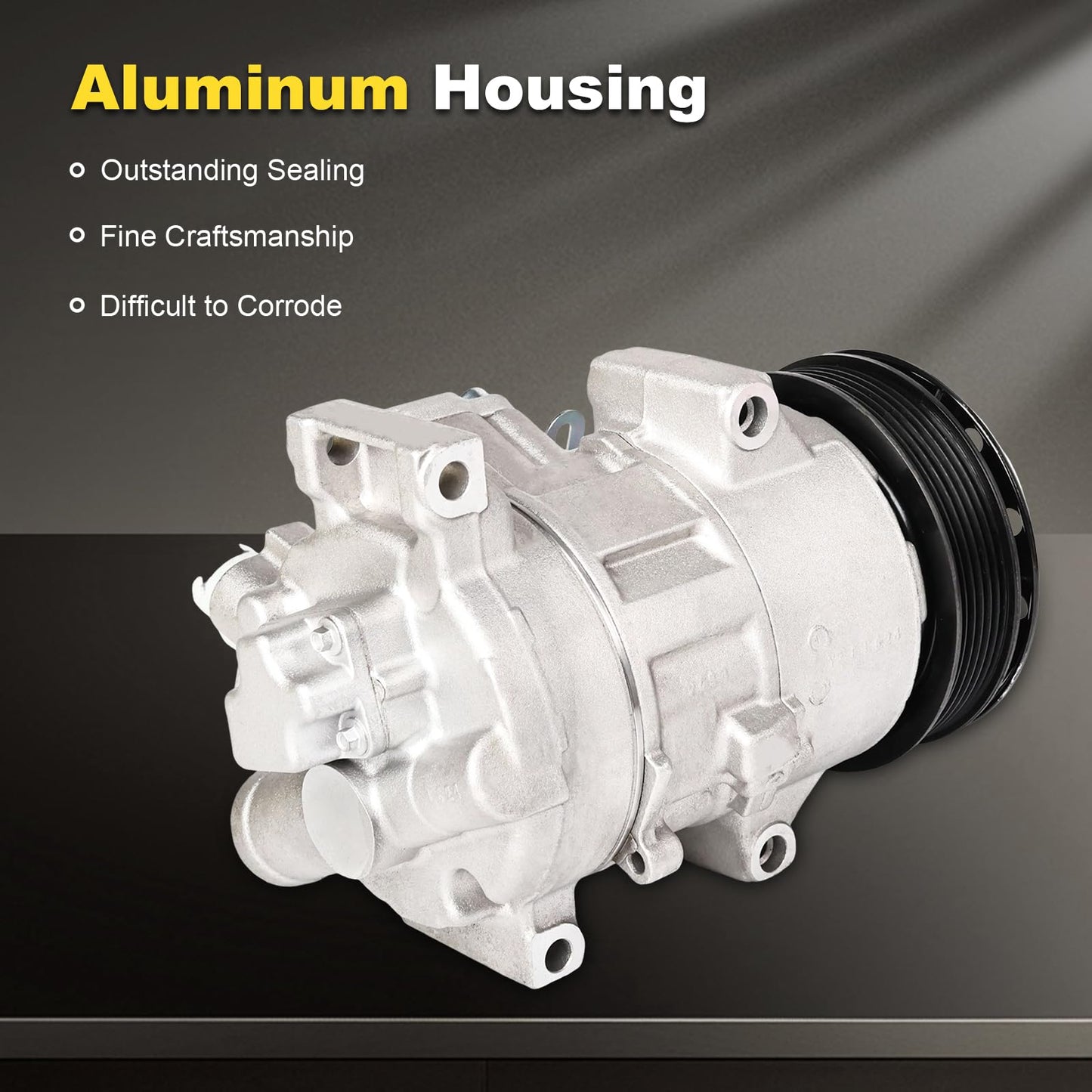 GIVEMER Air Conditioning AC Compressor with Clutch Compatible with Toyota Corolla 2009-2010, Matrix 2009-2012, Scion xD 2008-2014 1.8L,Replaces 88310-02510,4711632, 6512719, CO-11210C, 68328,CO11210C
