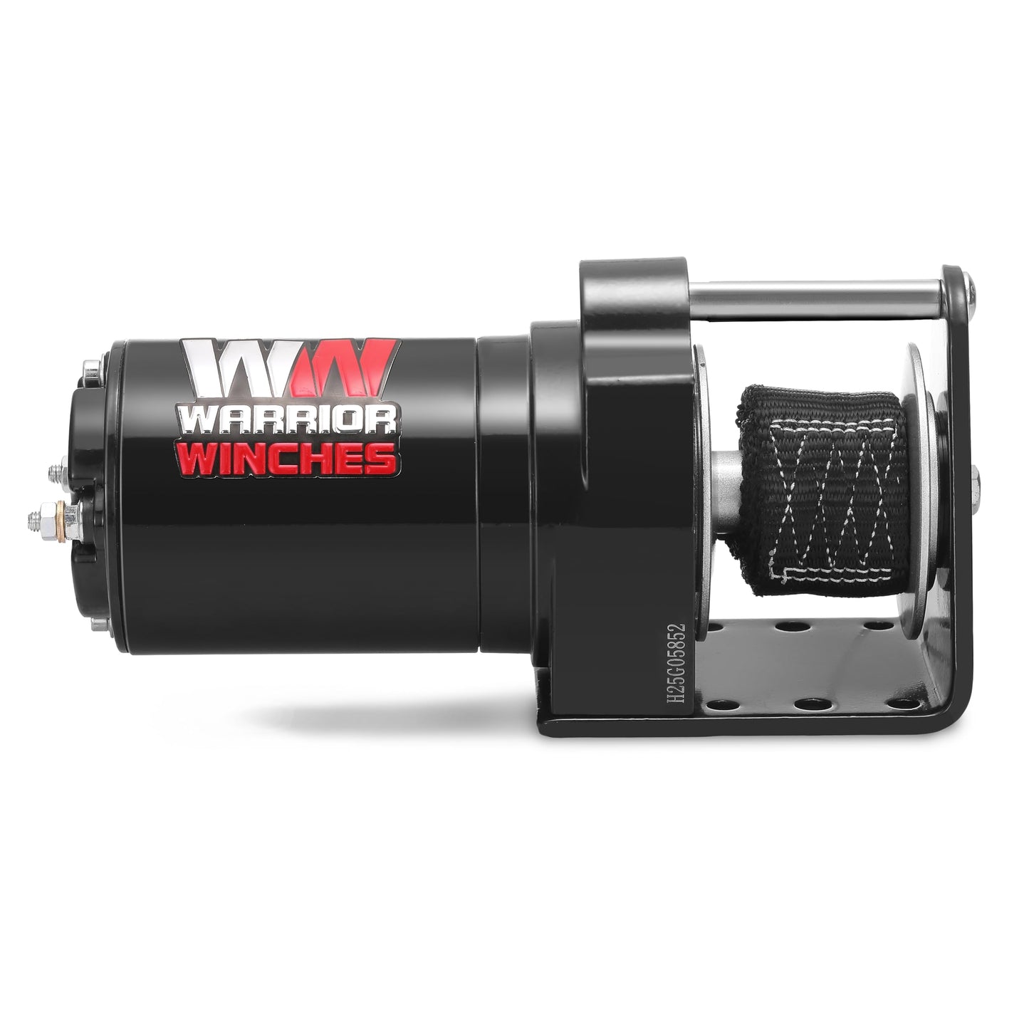 Warrior Winches 12V Electric Snow Plow Winch, 600 lbs Line Pull, Automatic Brake, Weather-Resistant, Heavy Duty Portable Mounted ATV UTV Truck Car Trailer & Accessories for Winter Season, Snow Removal