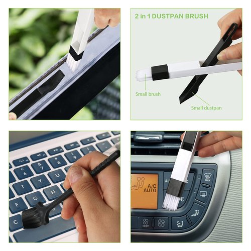 8 Pack Grout Cleaner Brush, Hand-held Groove Gap Cleaning Tools Tile Joint Scrub Brush to Deep Clean, Household Cleaning Brushes for Window Door Track, Stove Tops, Shower, Kitchen, Seams, Floor Lines