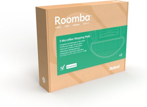 iRobot® Washable Mop Pads - Authentic Replacement Parts for Roomba® 105 & Combo Robots, 3-Pack