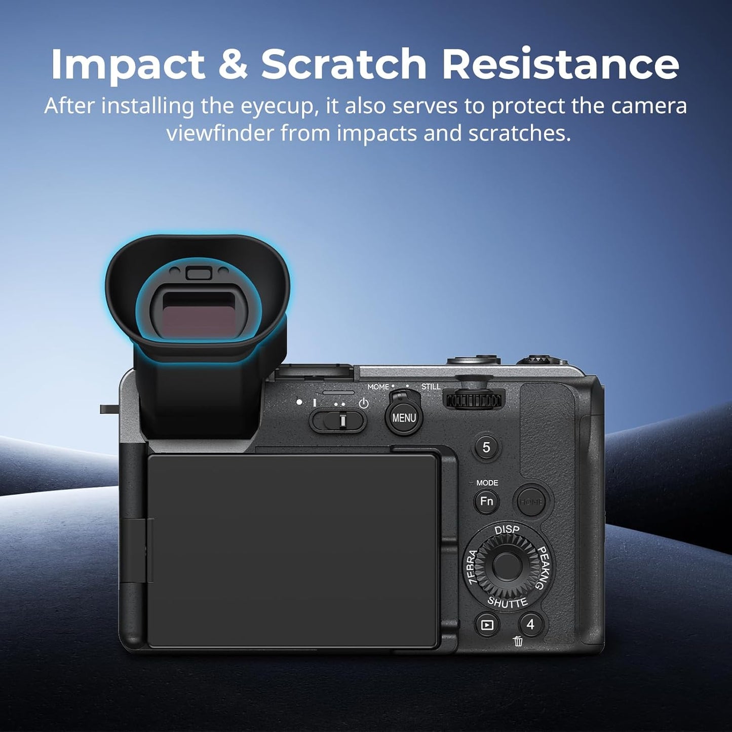 SMALLRIG FX2, 5975 Viewfinder Eyecup for Sony Soft Silicone Eye Cup Replacement, Anti-Glare Protection