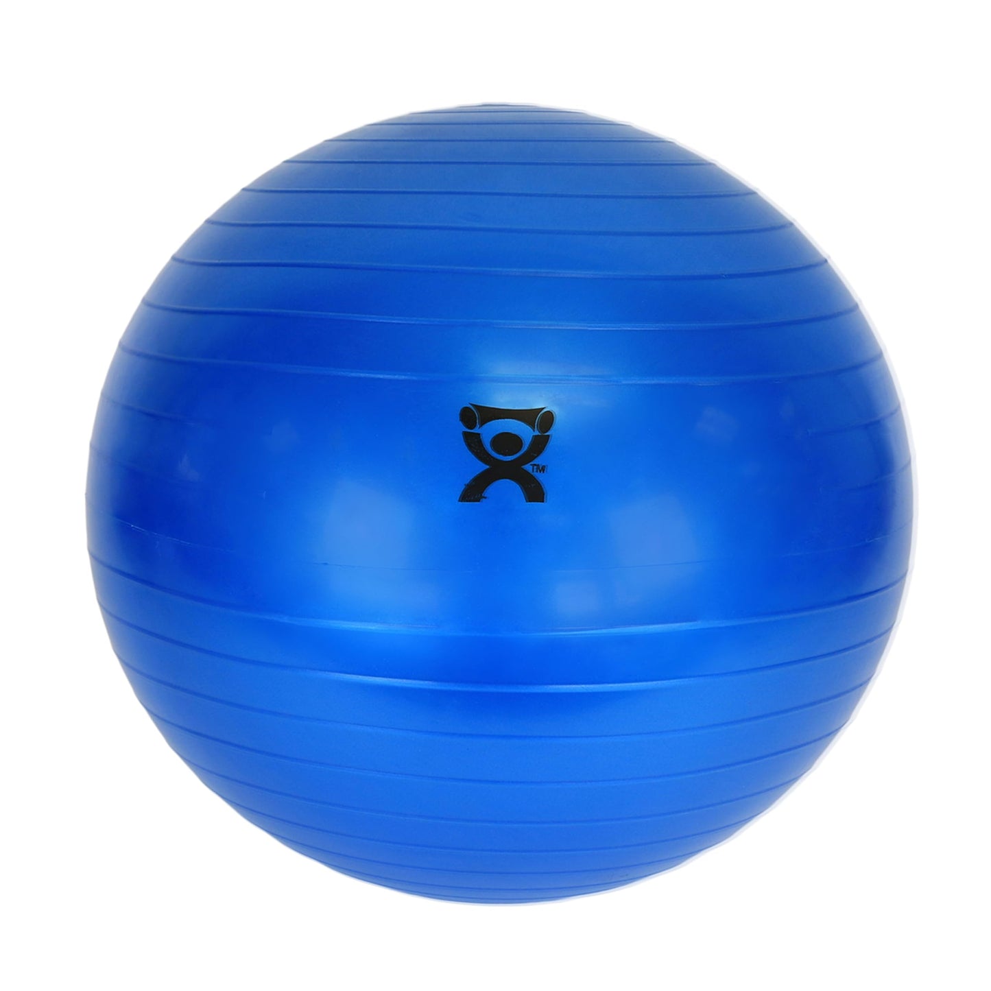 CanDo Inflatable Exercise Ball - Blue 34", Durable Extra Thick Non-Slip Stability Ball for Core Workouts, Yoga, Pilates, Active Seating, Physical Therapy, Pregnancy, Home Gym, Flexibility