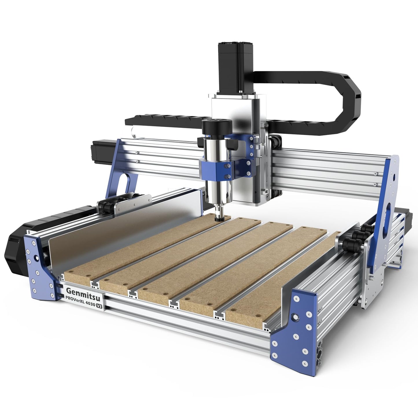 Genmitsu PROVerXL 4030 V2 CNC Router Machine and Compatible 69mm Diameter Spindle Holder Mount