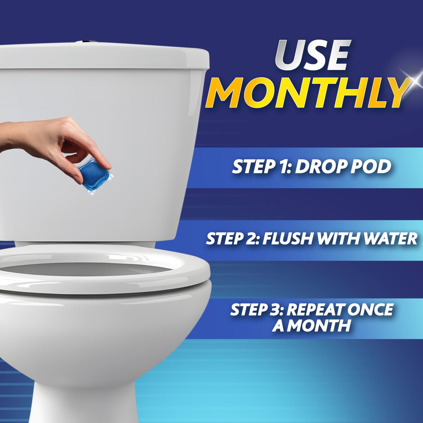 RID-X Septic Tank Treatment Pods – 6 Month Supply, Dual Action Enzymes and Bacteria to Break Down Waste & Prevent Backups