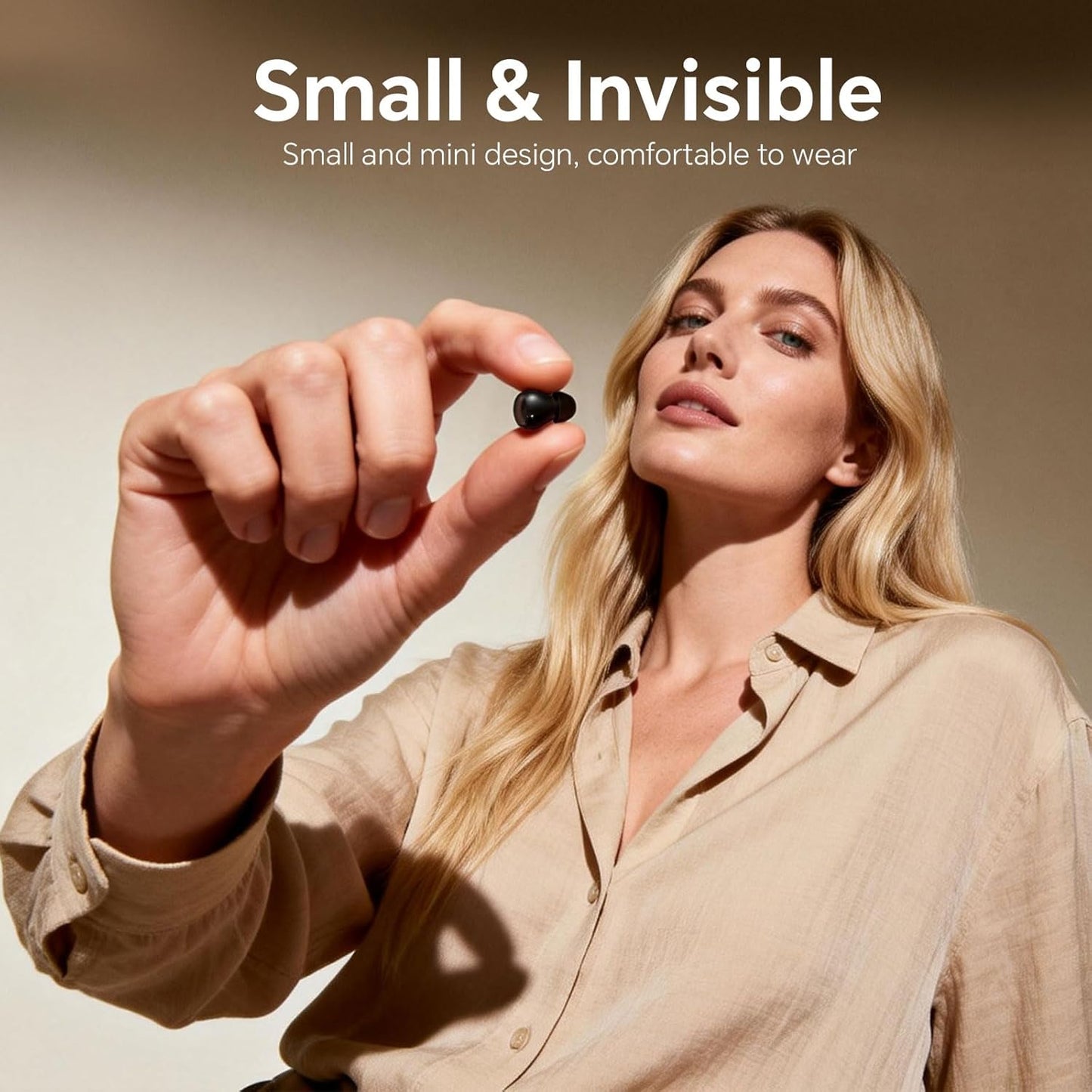 Yihou Invisible Small Mini Sleep Earbuds Headphones Wireless Bluetooth Comfortable Tiny Sleeping Smallest Low Profile