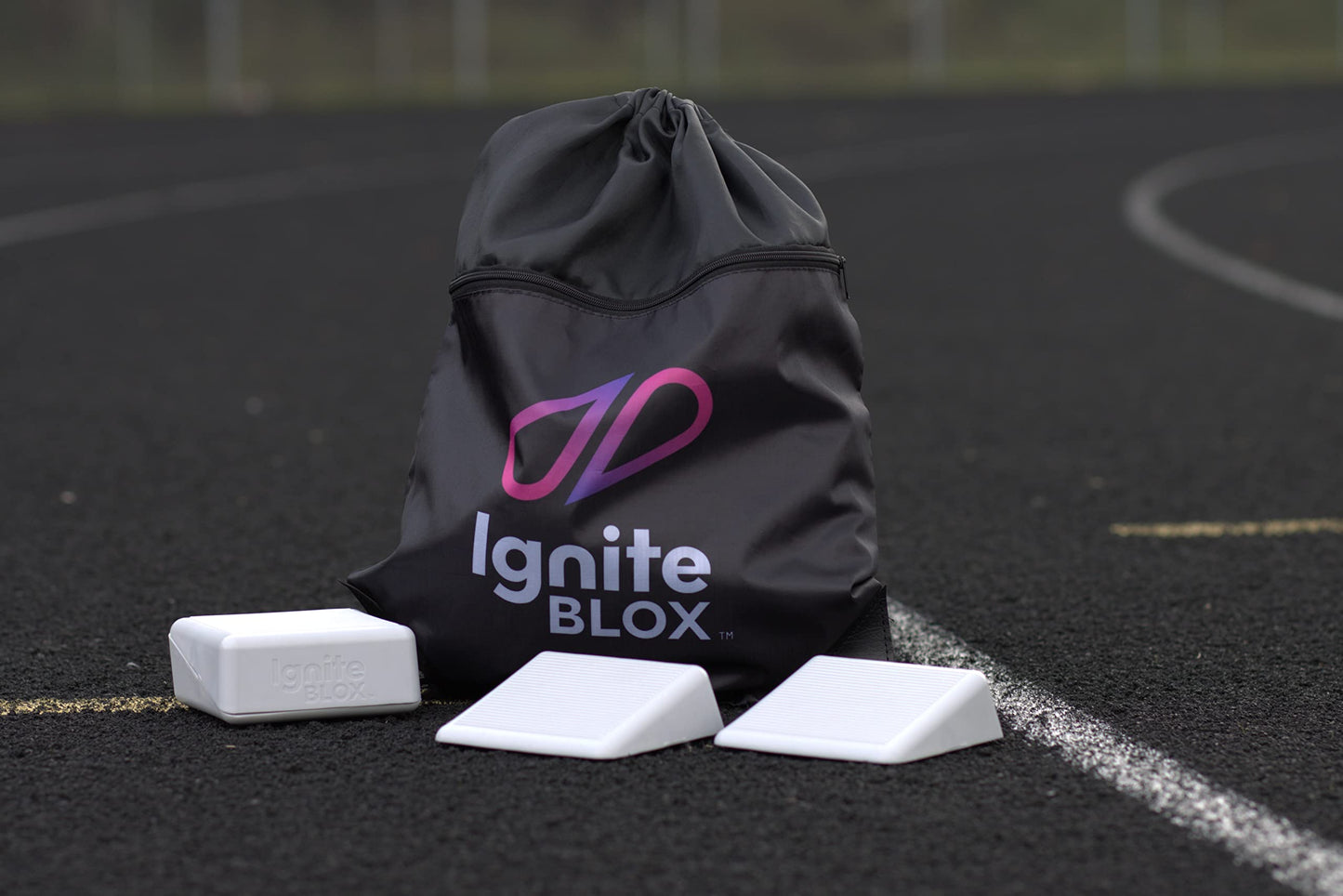 Ignite BLOX Portable Starting Blocks for Track & Field Training | Enhance Speed and Performance | Sprint Trainer
