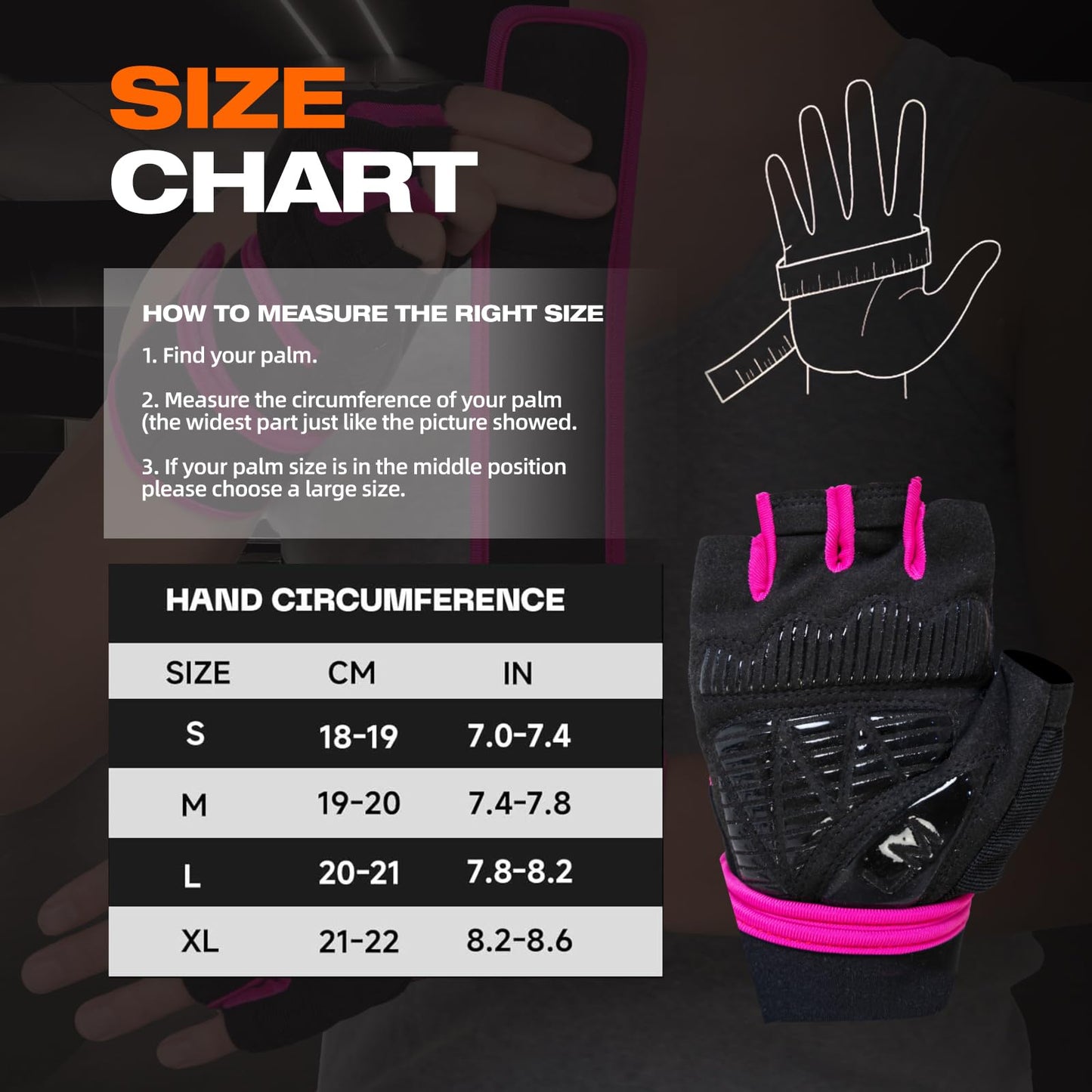 LiMMAX Workout Gloves for Women Gym Weight Lifting Padded Gloves with Wrist Wrap Support, Full Palm Protection & Silicone Grip, Cross Training Pink