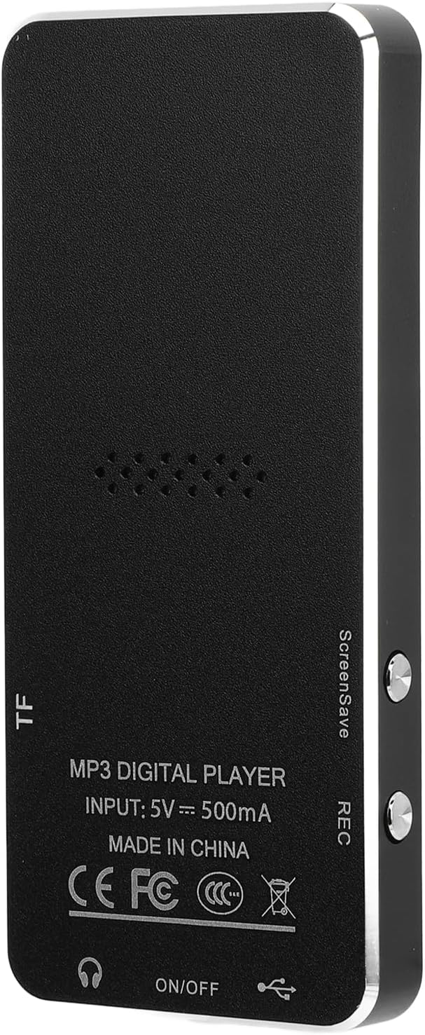 ASHATA MP3 1.8 Inch MP3 8H MP3 (4GB) Player with TFT Touch Screen, Lossless Sound Player, HiFi Music Player Electronic
