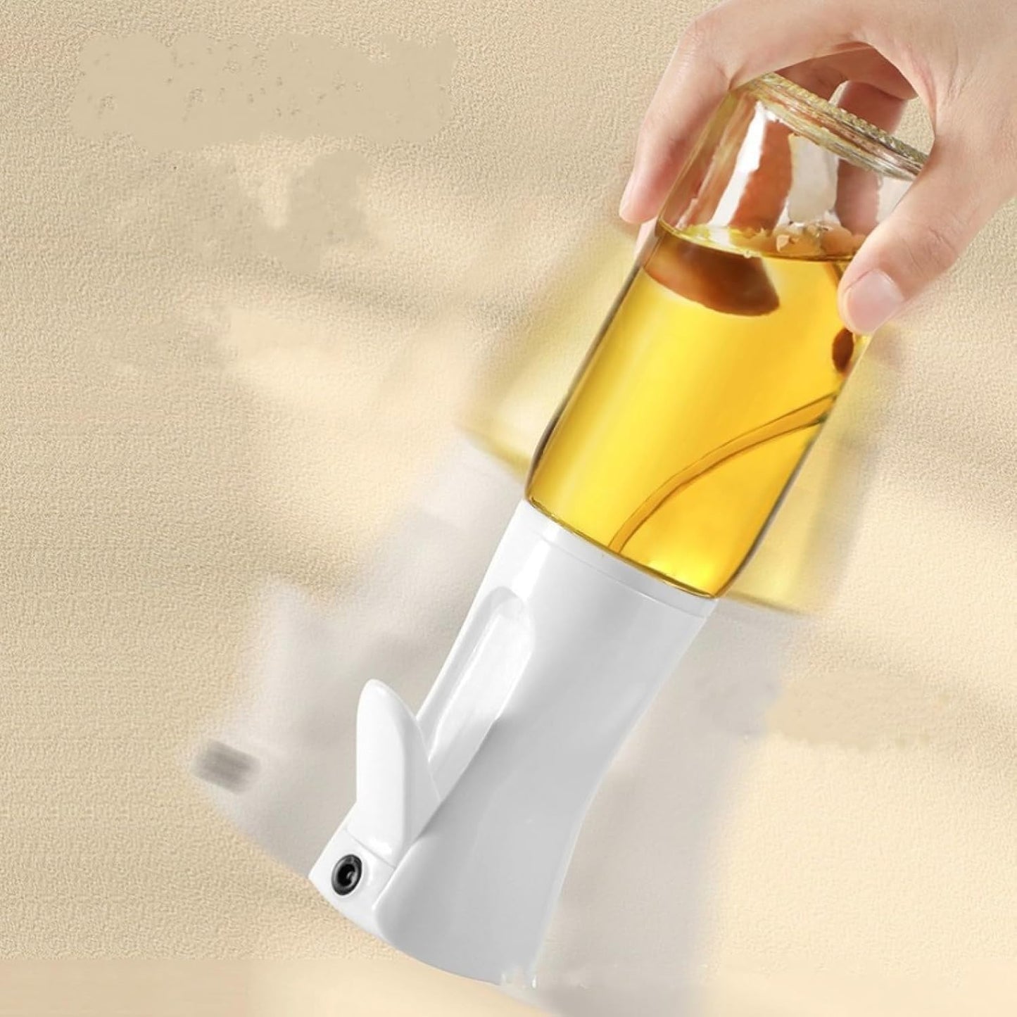 Skiennix Glass Oil Spray Bottle - Kitchen Essential for Easy Atomization | 500ml Capacity