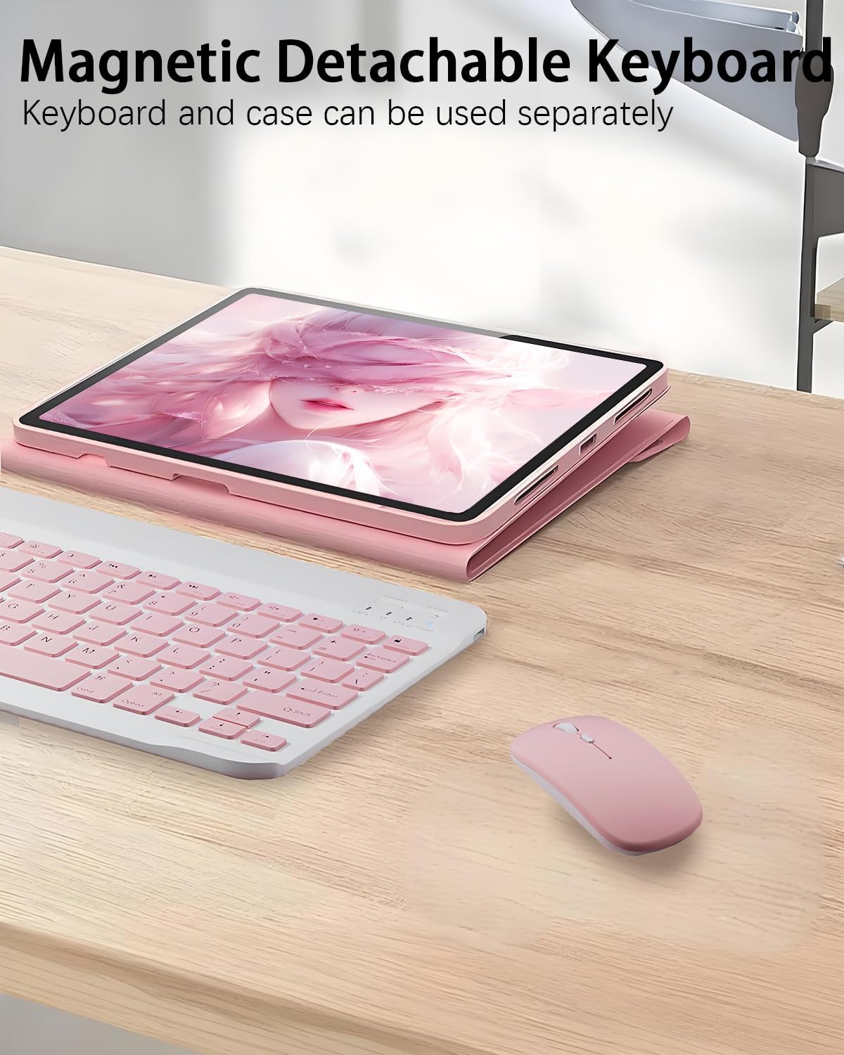 TUNKARMOR 9.7 inch 6th/5th 2018/2017 2 (2014) 9.7, Keyboard Case for iPad Generation, Model, iPad Air - Mouse