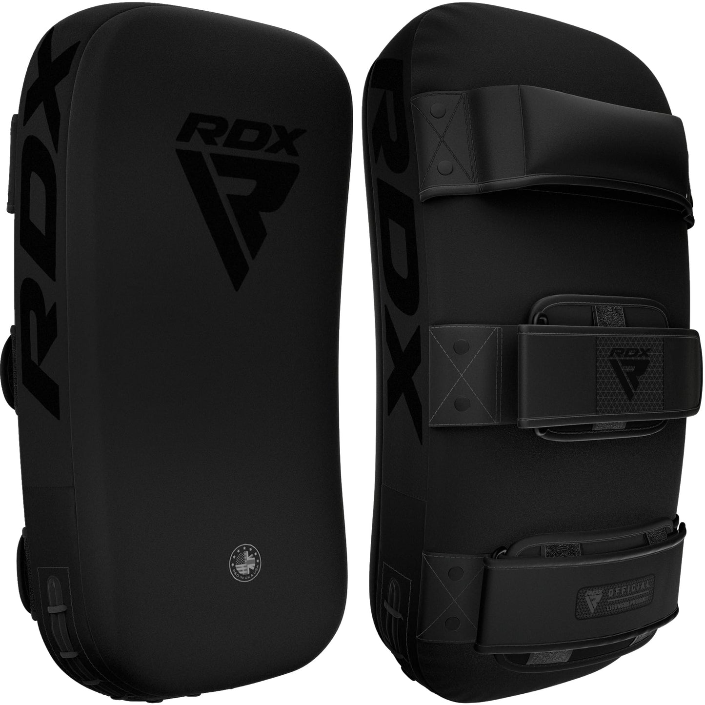 RDX Muay Thai Pad for Training, Curved Kickboxing Kicking Strike Shield, Coaching Kick Boxing, MMA, Martial Arts, Karate, Taekwondo, Punching, Foot, Knee and Elbow Target (One Pad Only)