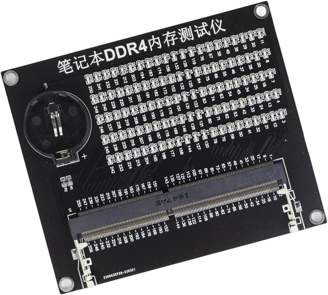 JINPIAOPIAO DDR5 DDR4 DDR3 Laptop Notebook Memory Slot Diagnostic Tool Tester with LED Indicators Memory Test Card