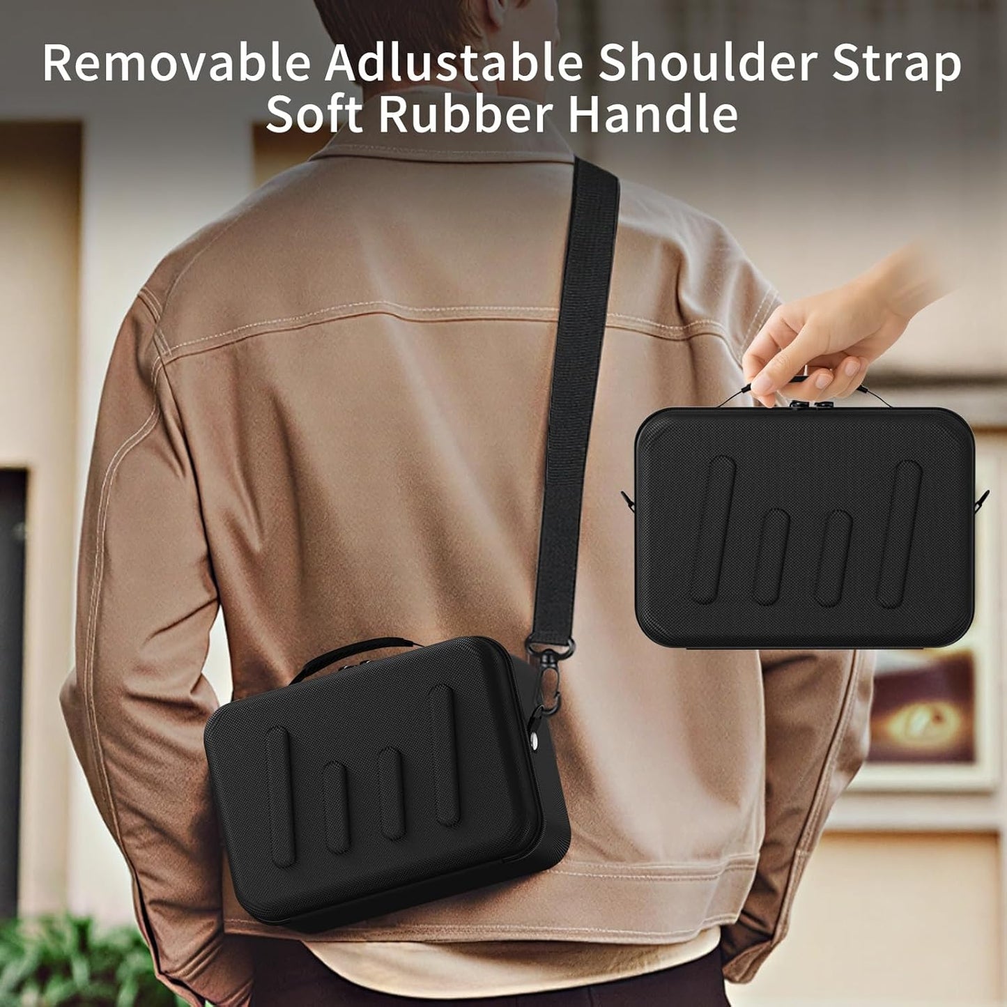 bibuks T7/R50/R100 Hard Shell Camera Case Compatible with Canon EOS Rebel and More DSLR & Mirrorless Cameras Portable