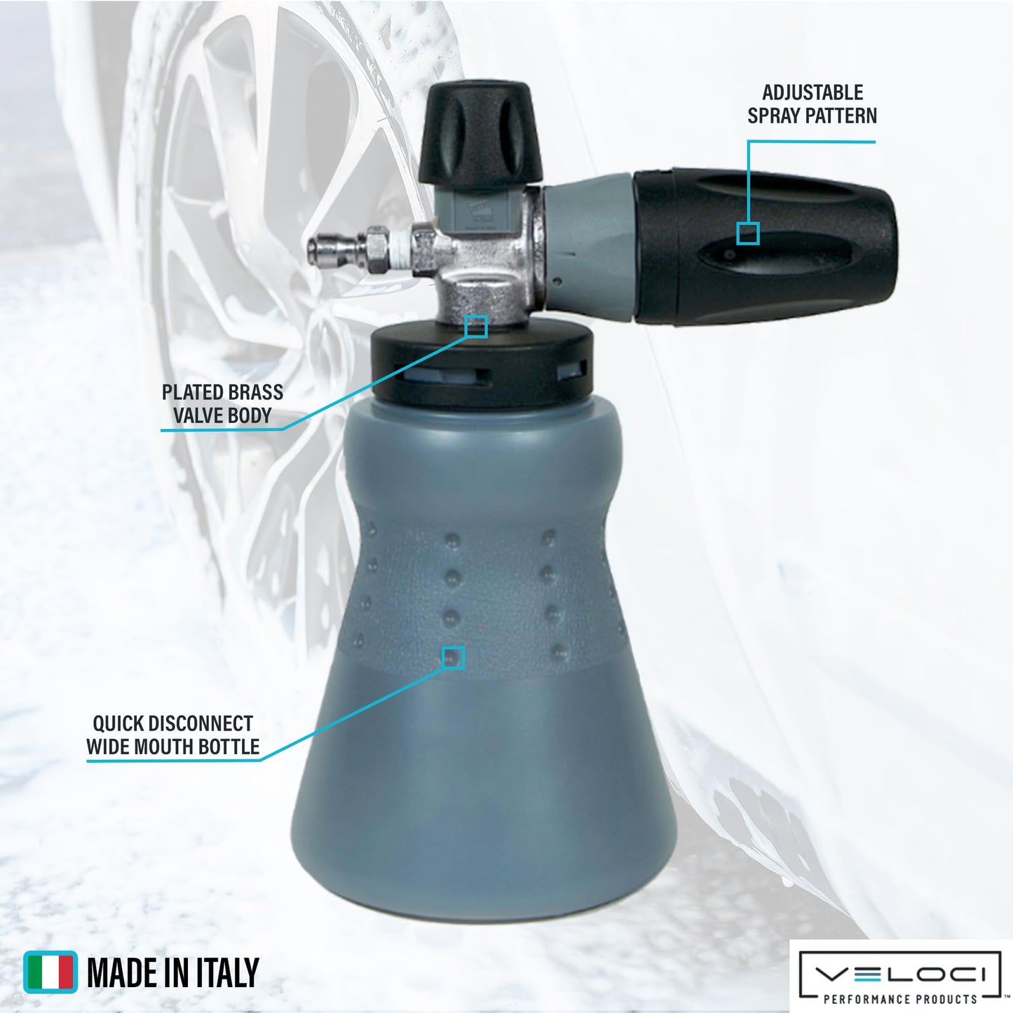 MTM Hydro 28 Special PF22.2 Foam Cannon Kit Commercial Grade Made in Italy
