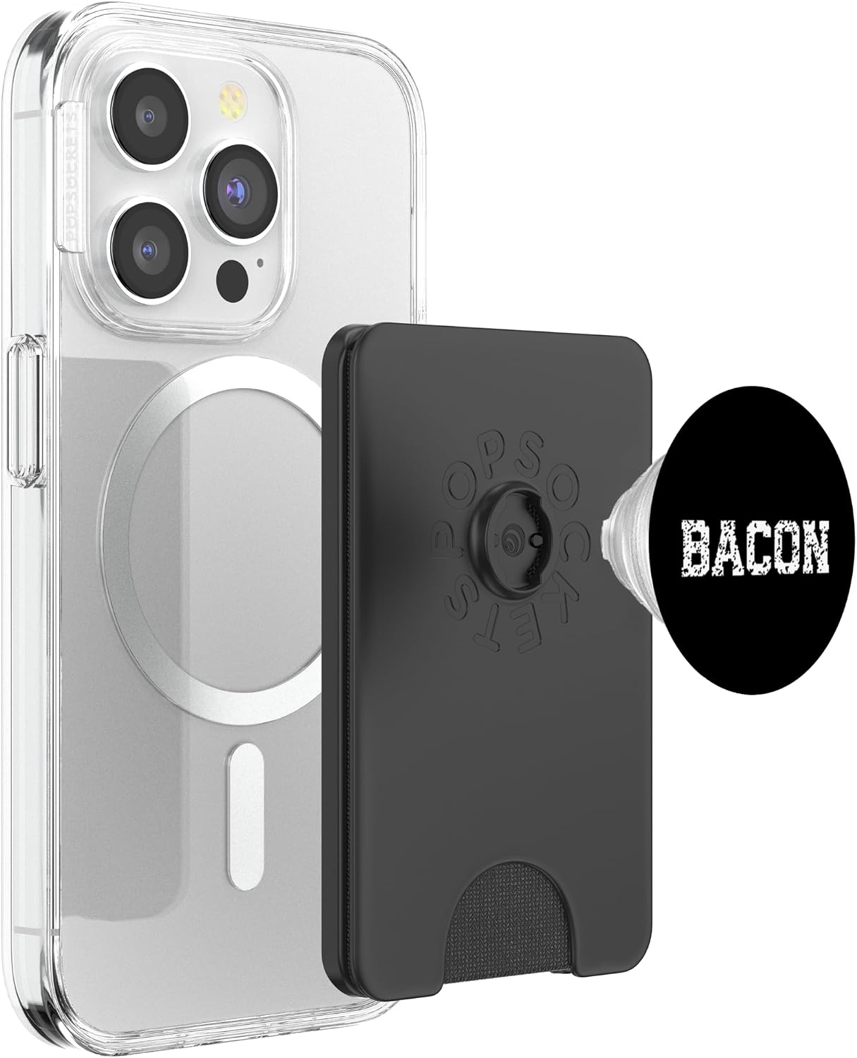 Bacon PopSockets Wallet for MagSafe - Trendy Accessory