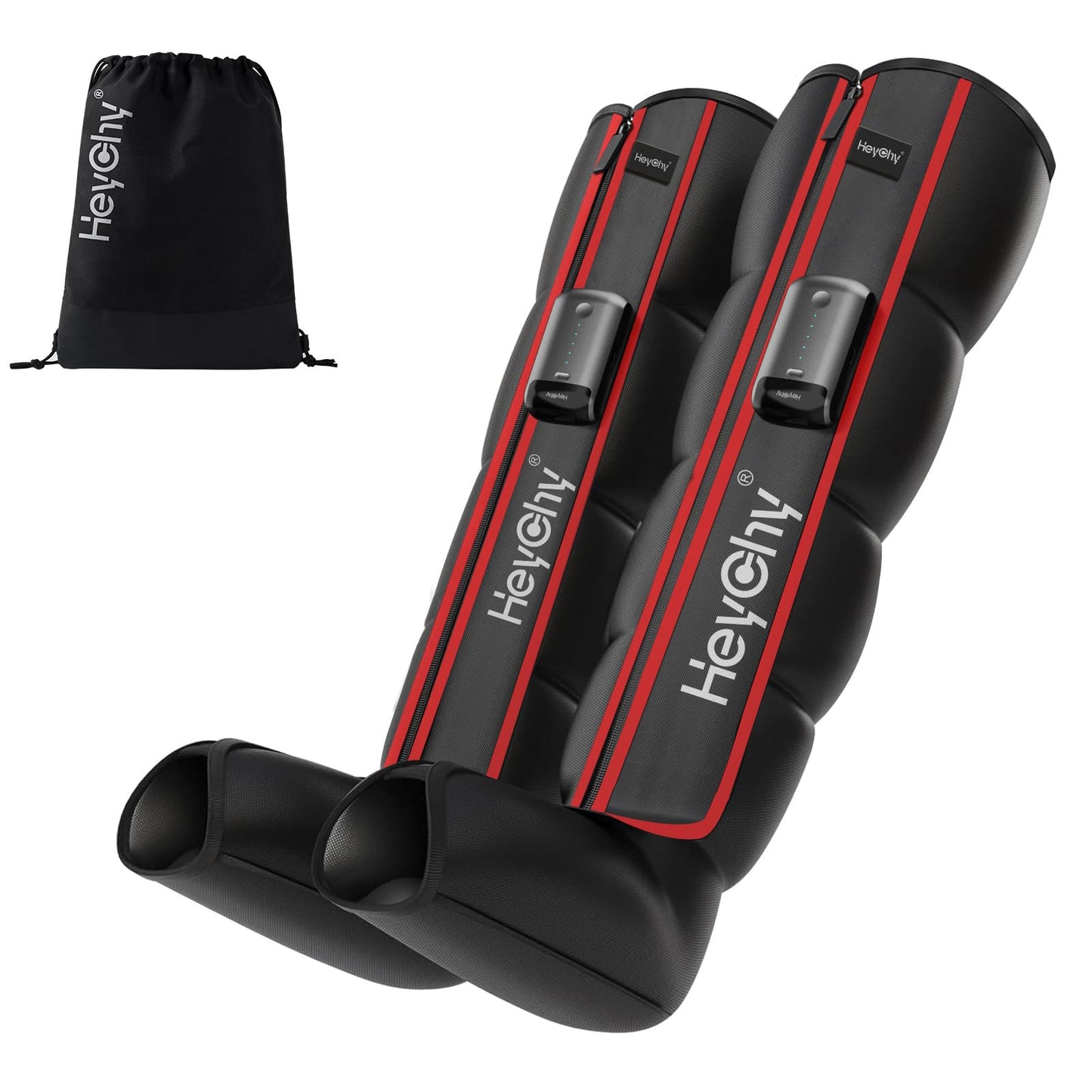 Air Compression Recovery System for Foot and Leg - Professional Sequential Massage Boots with Cordless Design & 5 Pressure Levels -Circulation & Pain Relief for Athletes, Runners, Seniors (Large)