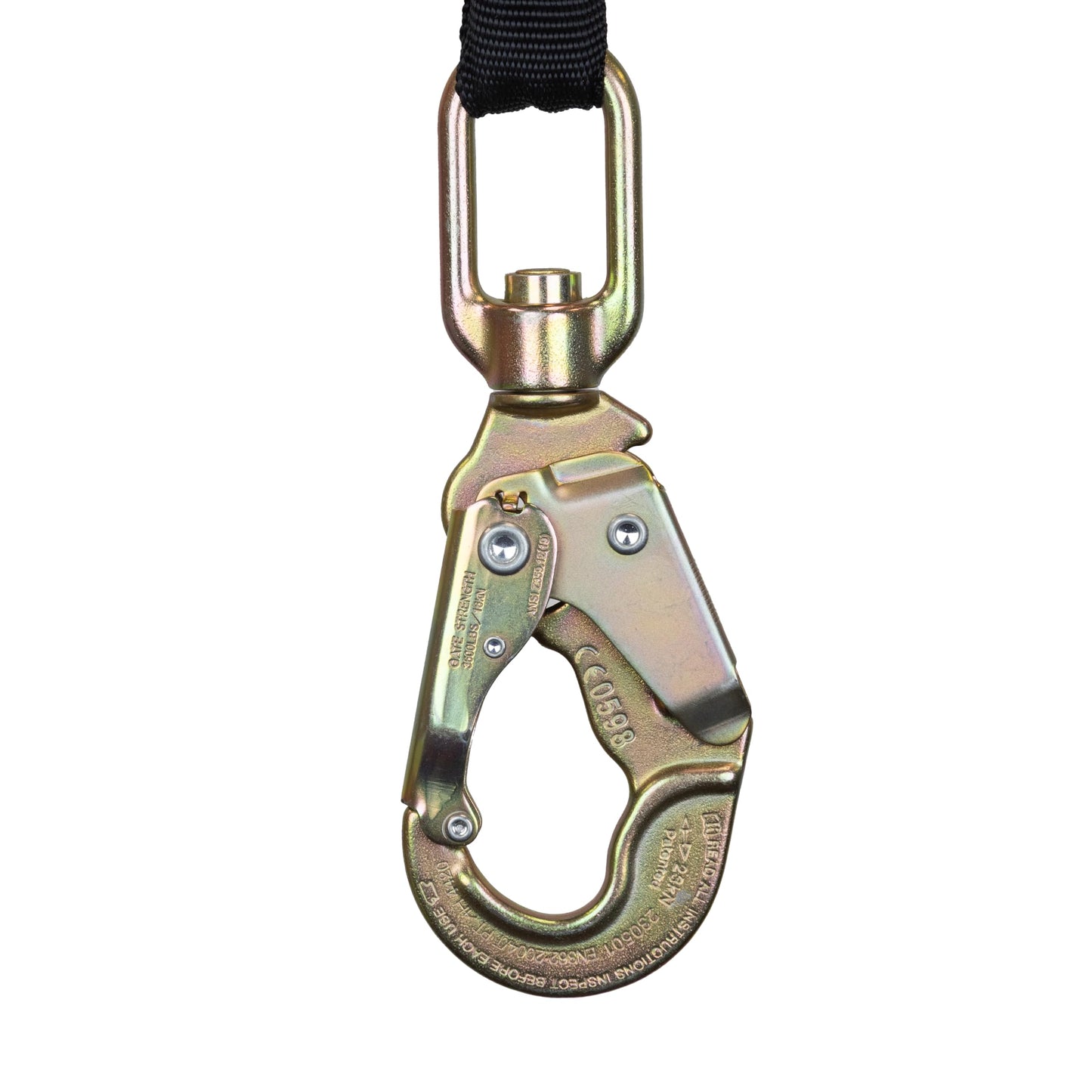 Malta Dynamics Edgehog Self Retracting Lifeline – 30’ Leading Edge Fall Protection Yoyo Cable, Class 2 Retractable Lanyard with Quick-Action Brake, OSHA and ANSI Compliant Safety Lanyard