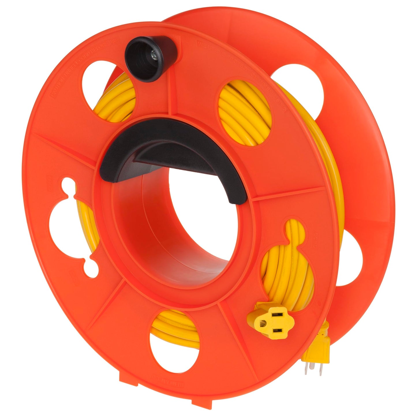Bayco KW-130 Cord Storage Reel with Center Spin Handle, 150-Feet
