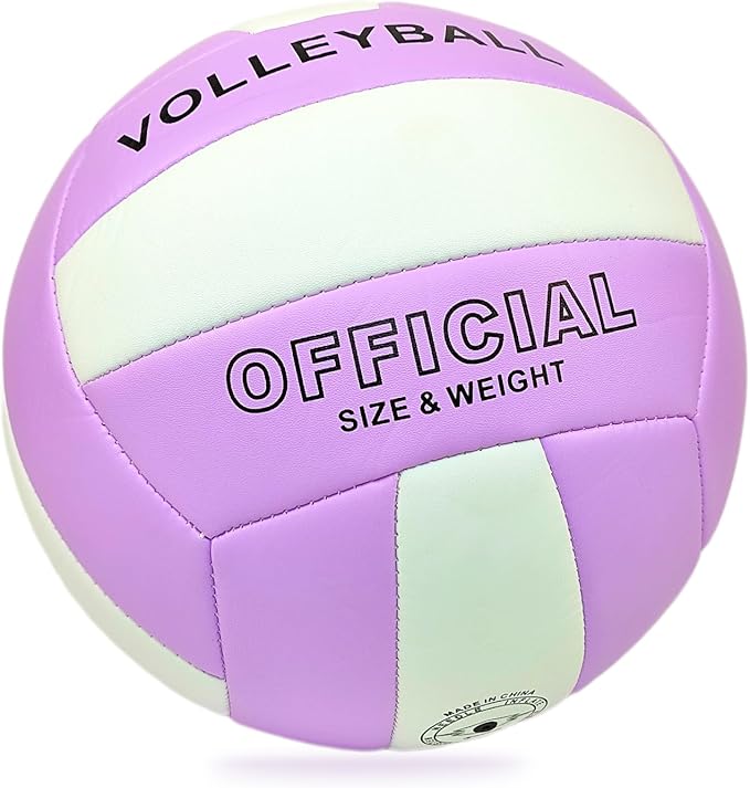 Official Size 5 Soft PU Waterproof Volleyball for boy and Girl and for Adult Indoor Outdoor Beach Training Ball and Game Ball or Beginner Teenager
