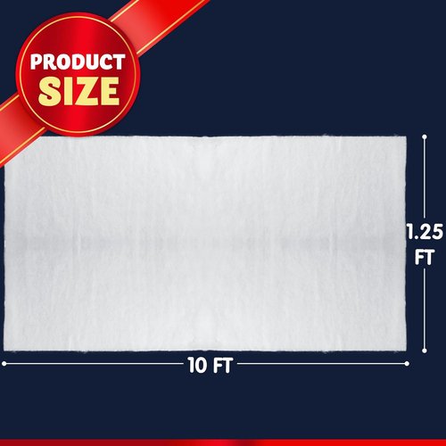 JOYIN Christmas Snow Blanket Roll - Thick Soft Fake Snow Cover for Holiday Decor | 15In x 10Ft, 2PCS