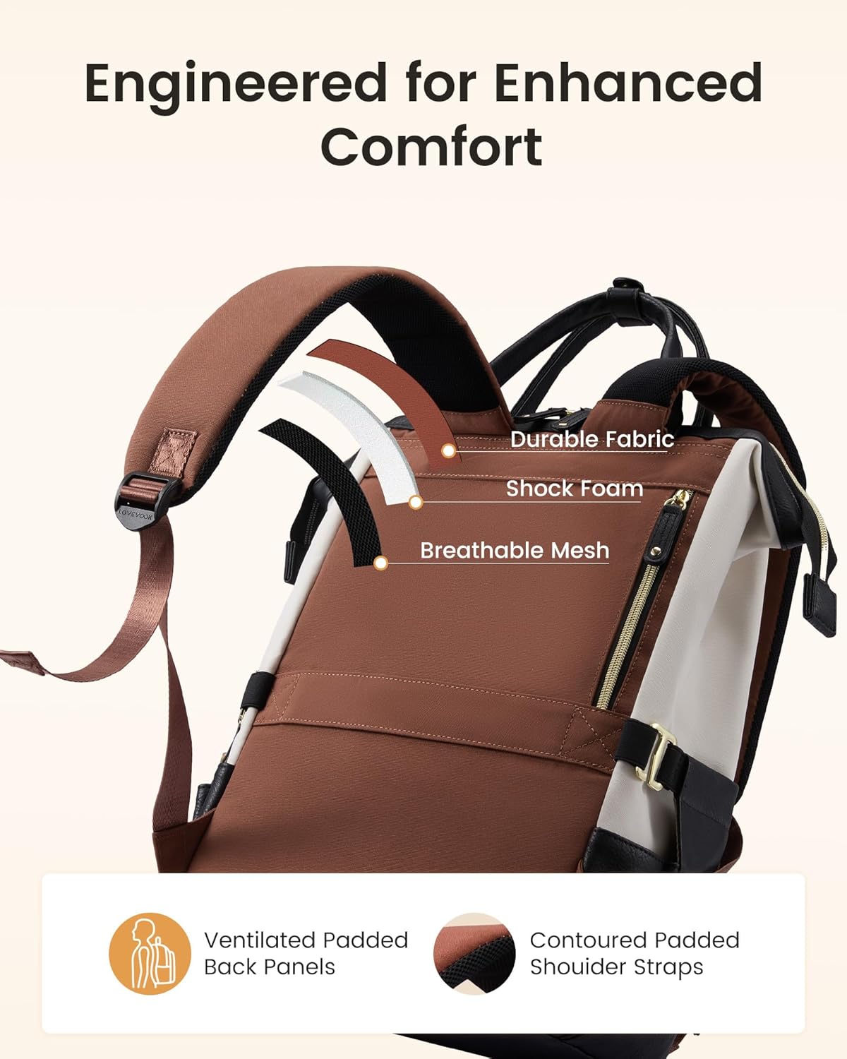 Backpack Holder,17 inch Backpack Backpack LOVEVOOK Laptop for Women with Giant Tumbler Professional Nurse Teacher