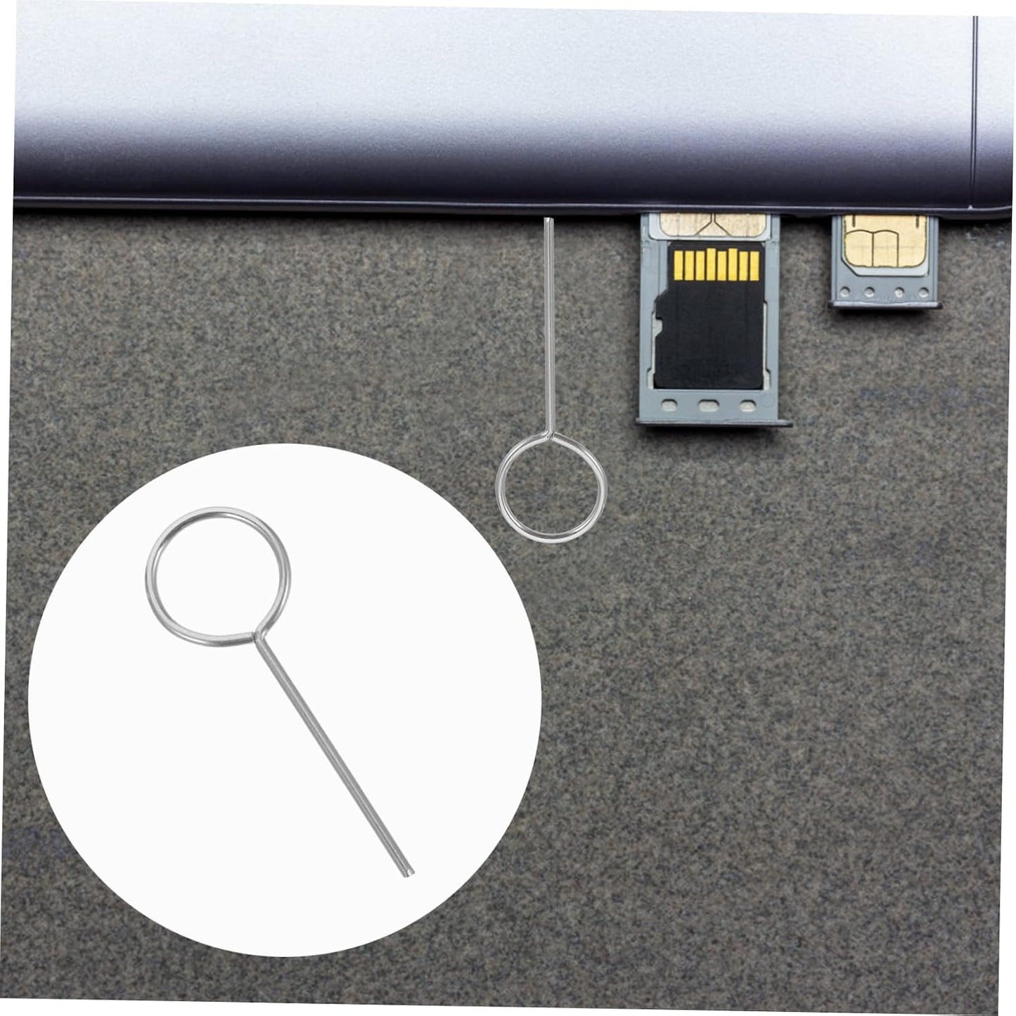 500pcs OSALADI Sim Card Tray Ejector Sim Removal Tool for All Smartphones Needles for Phone Use
