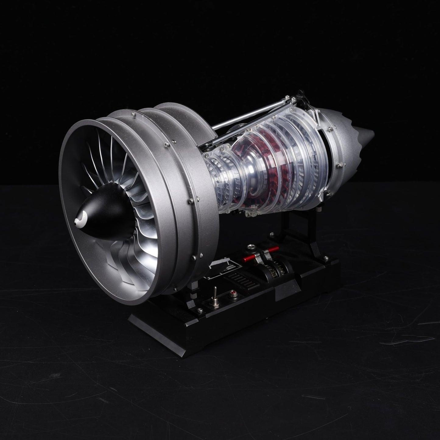 DM121 1/12 Scale Dual Spool Turbofan Engine Model Kit - Build Your Own Functional Jet Engine, 300+ Pcs STEM Educational Hobby Kit