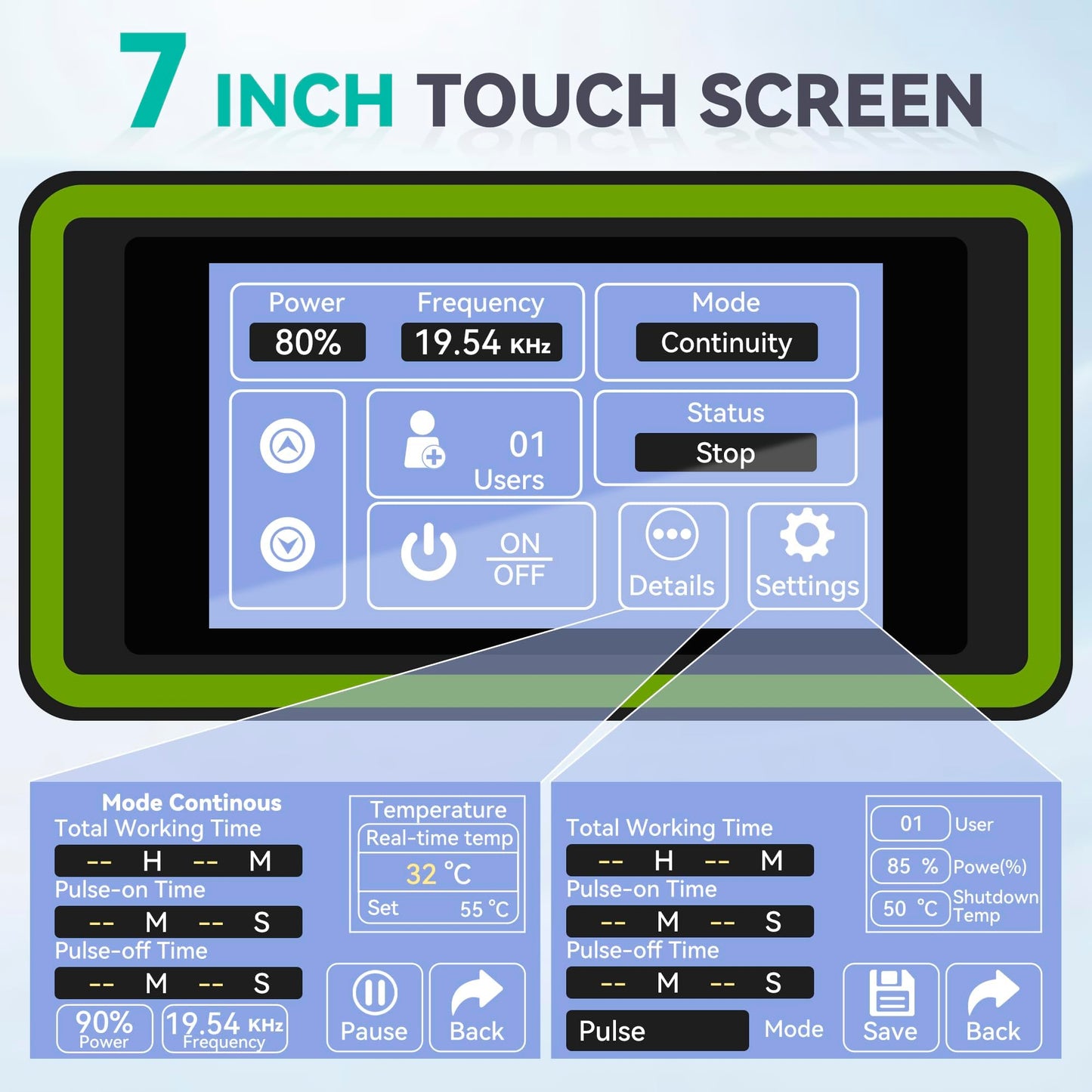U.S. Solid 1200W Ultrasonic Homogenizer with Electric Lift & LED Light, 50-1500ml Lab Sonicator Cell Disruptor, Smart Touch Screen Mixer for Nano-Dispersion, Extraction, Disruption & Emulsification
