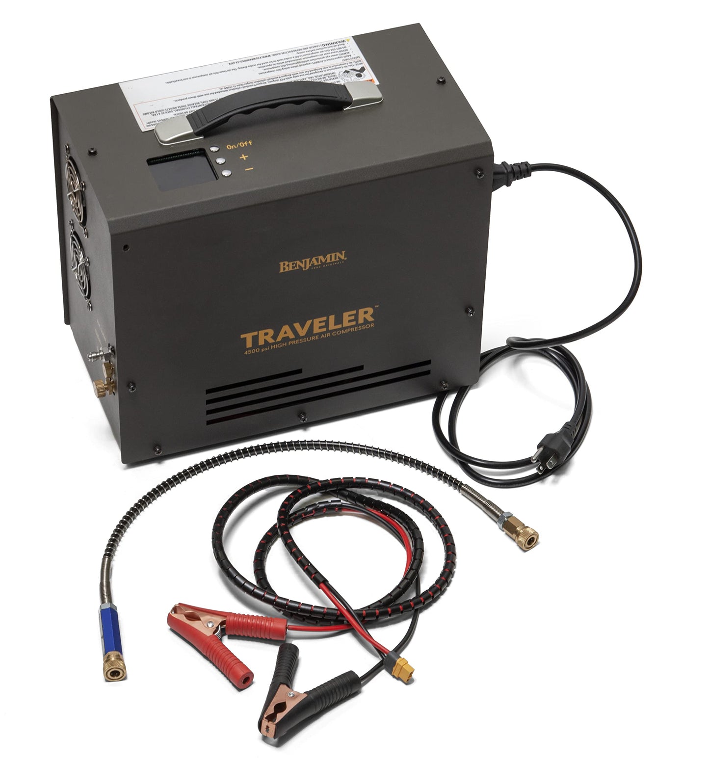 Benjamin Traveler Air Compressor For PCP Air Rifles With Digital Pressure Guage