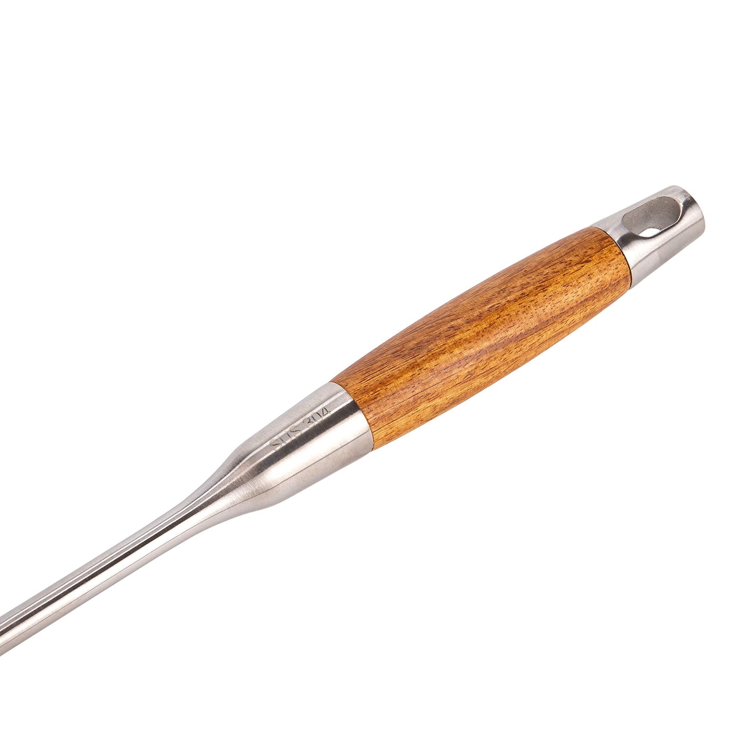 Wok Spatula and Ladle,304 Stainless Steel Utensils.Suitable for home use, hotel, restaurant.13.7-15Inch
