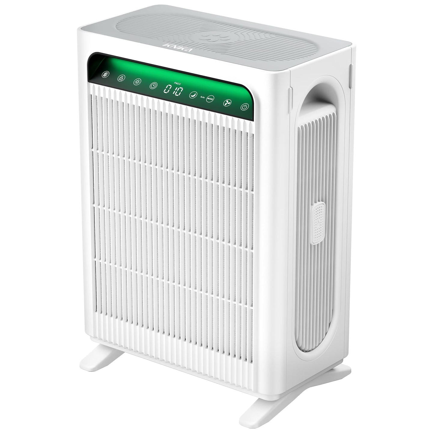 KNKA Air Purifier for Home Bedroom Large Room Up to 1,695 Ft² in 1 Hr, HEPA Air Cleaner with Washable Pre-Filter, AHAM VERIFIDE, AQI Display, ECO Mode, Pet Mode for Pets, Dust, Pollen, APH4000