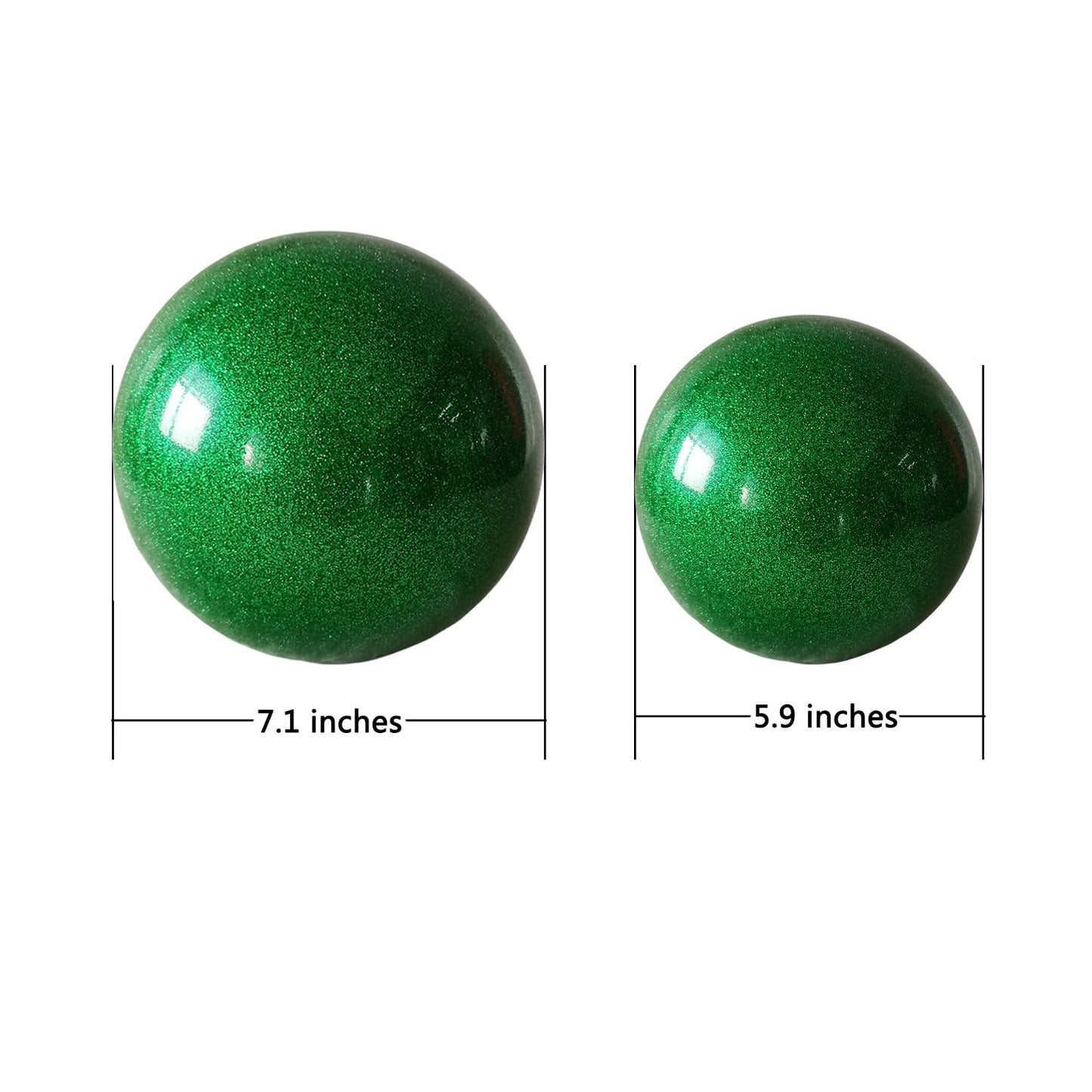 LIUHUO Rhythmic Gymnastic Ball for Dance Practice Performance Exercise Training Competition Green