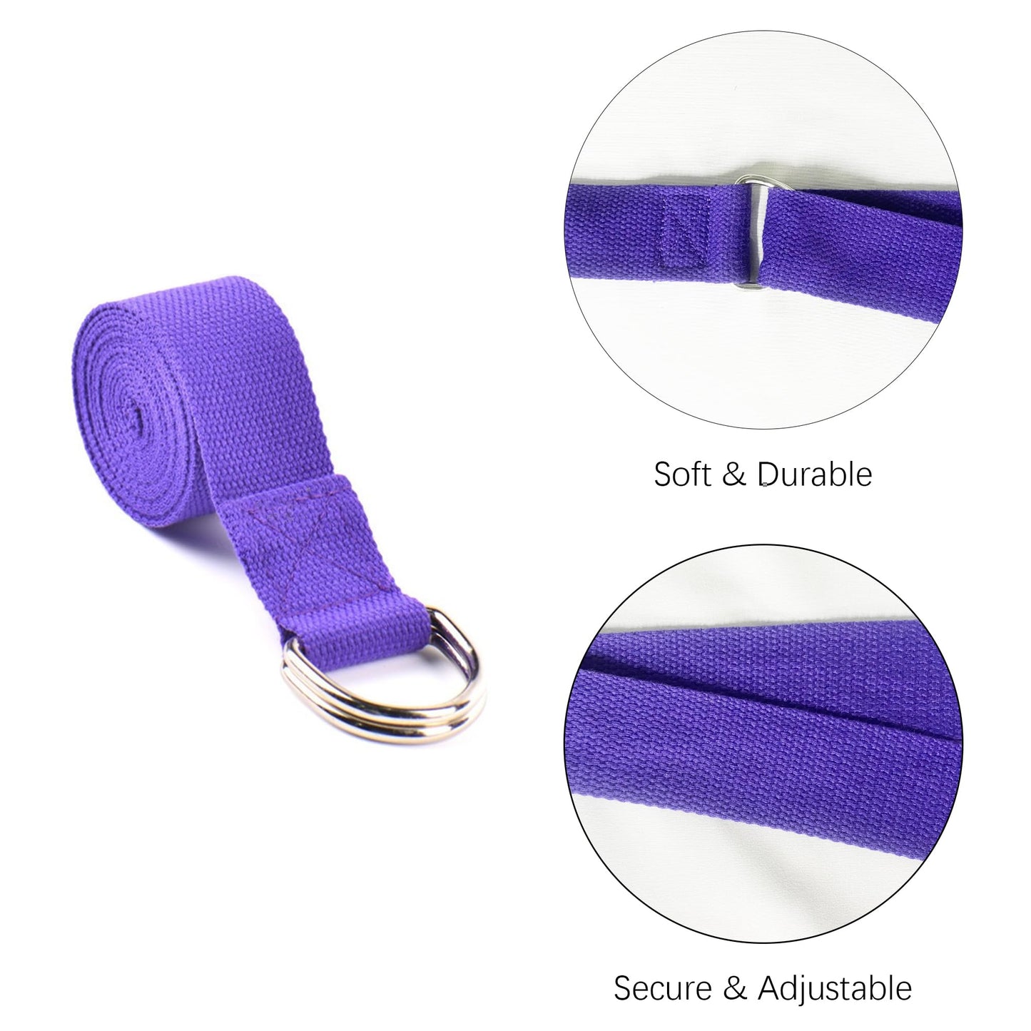 SAMTKA 2 Yoga Blocks Supportive Accessories including 2 Knee Pads, 2 With Strap To Put Less Weight On Wrists, 1 Muscle Massage Roller, 2 Pair of Non-Slip Pilates Socks, 1 GYM Bag, Durable Versatile Yoga Brick Exercise Set of 10
