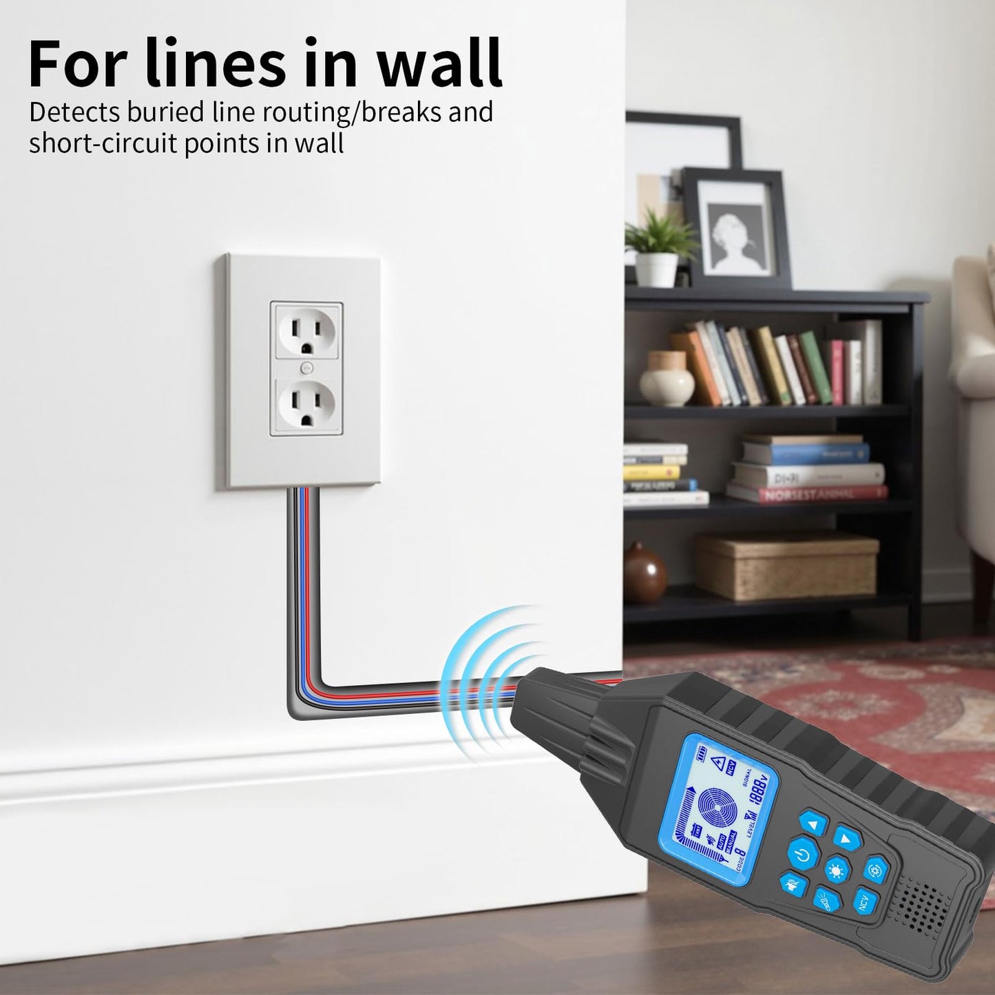 Underground Cable Tester & Circuit Breaker Finder – Professional Anti-Interference Wire Tracer for Buried Cable Locating & Broken Wire Detection