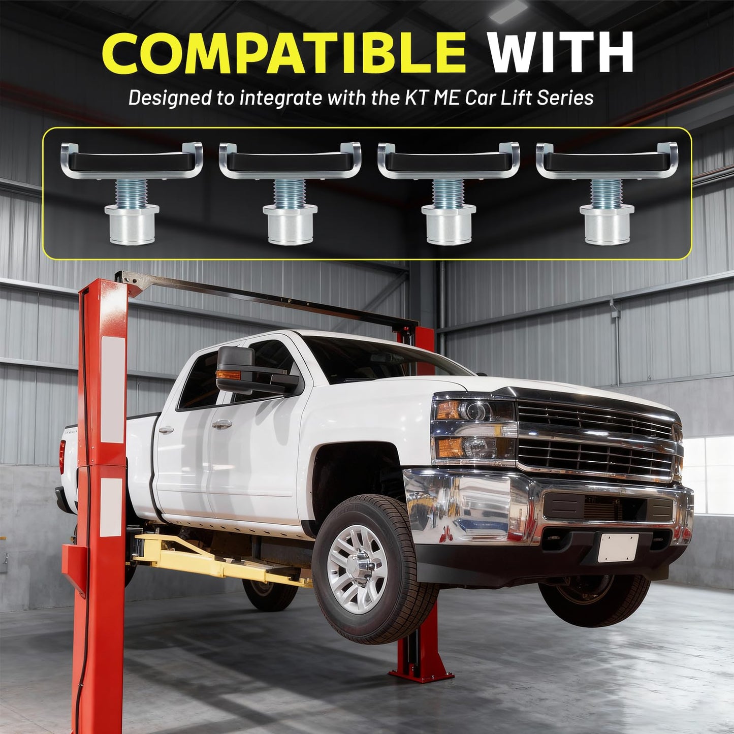 Aumtoni Auto Lift Adapter, Car Lift Truck Adapter Compatible with KATOOL Two Post Lift Vehicle Adapter