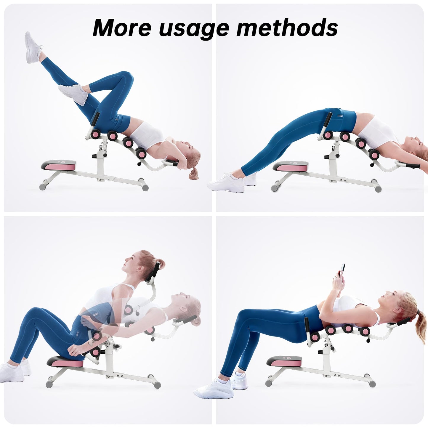 seanleecore Inversion Table for Back Pain Relief - 350lbs Capacity, Improve Posture and Spinal Health - Ideal for Home and Gym Use