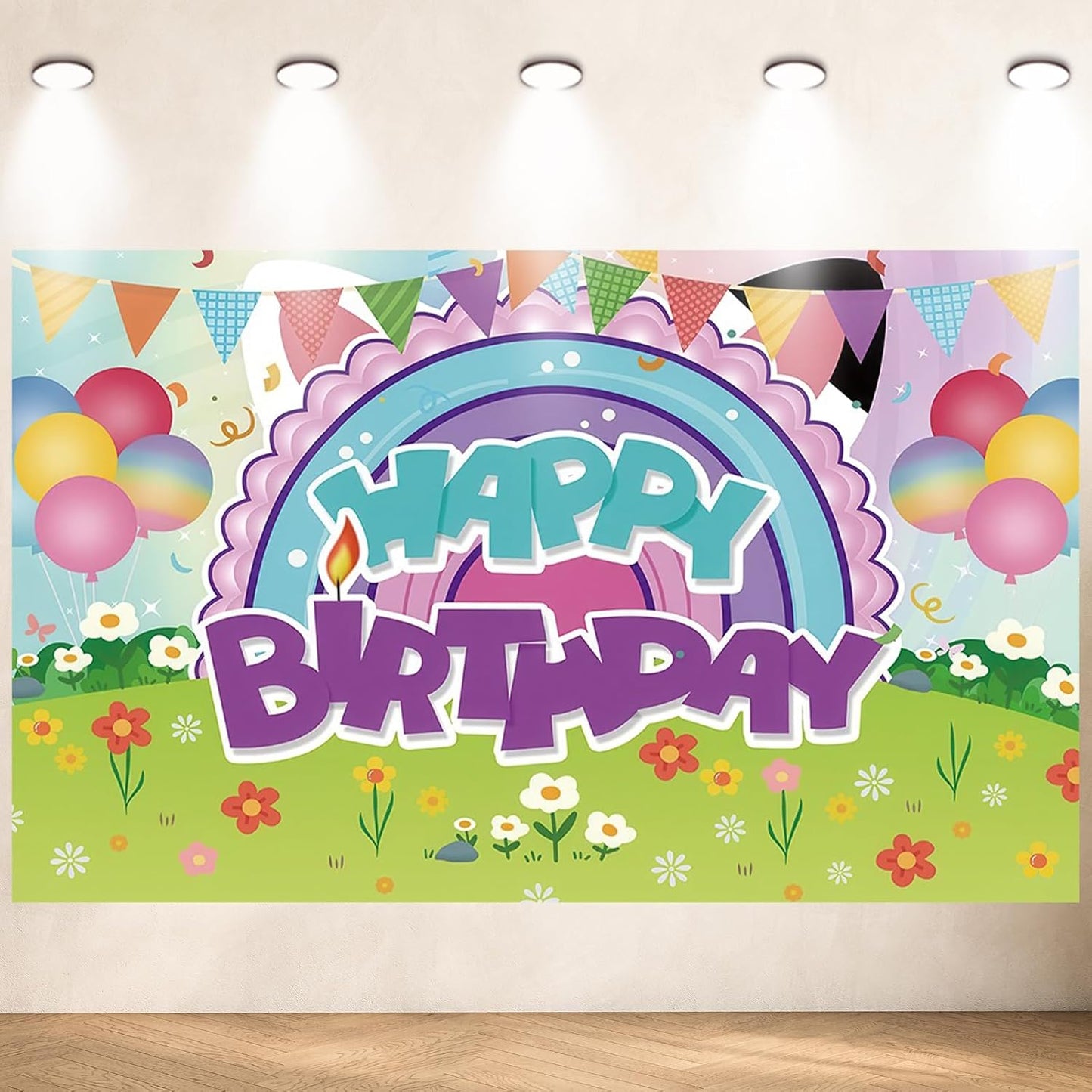 Generic 6 4ft Cute Dollhouse Backdrop Party Decoration Supplies, * Dollhouse Photo Decor Banner for Girls Baby Shower