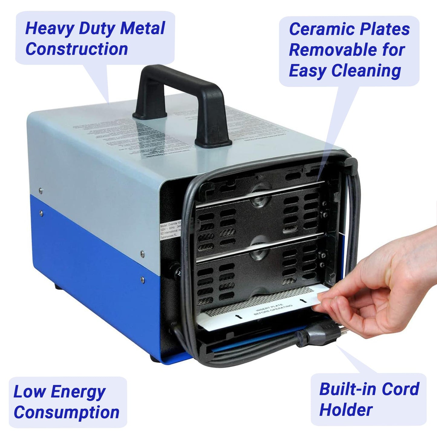OdorFree Villa 3000 Ozone Generator for Eliminating Odors, permanently removing Tobacco, Pet and Musty Odors at their Source - Easily Treats Up To 3000 Sq Ft