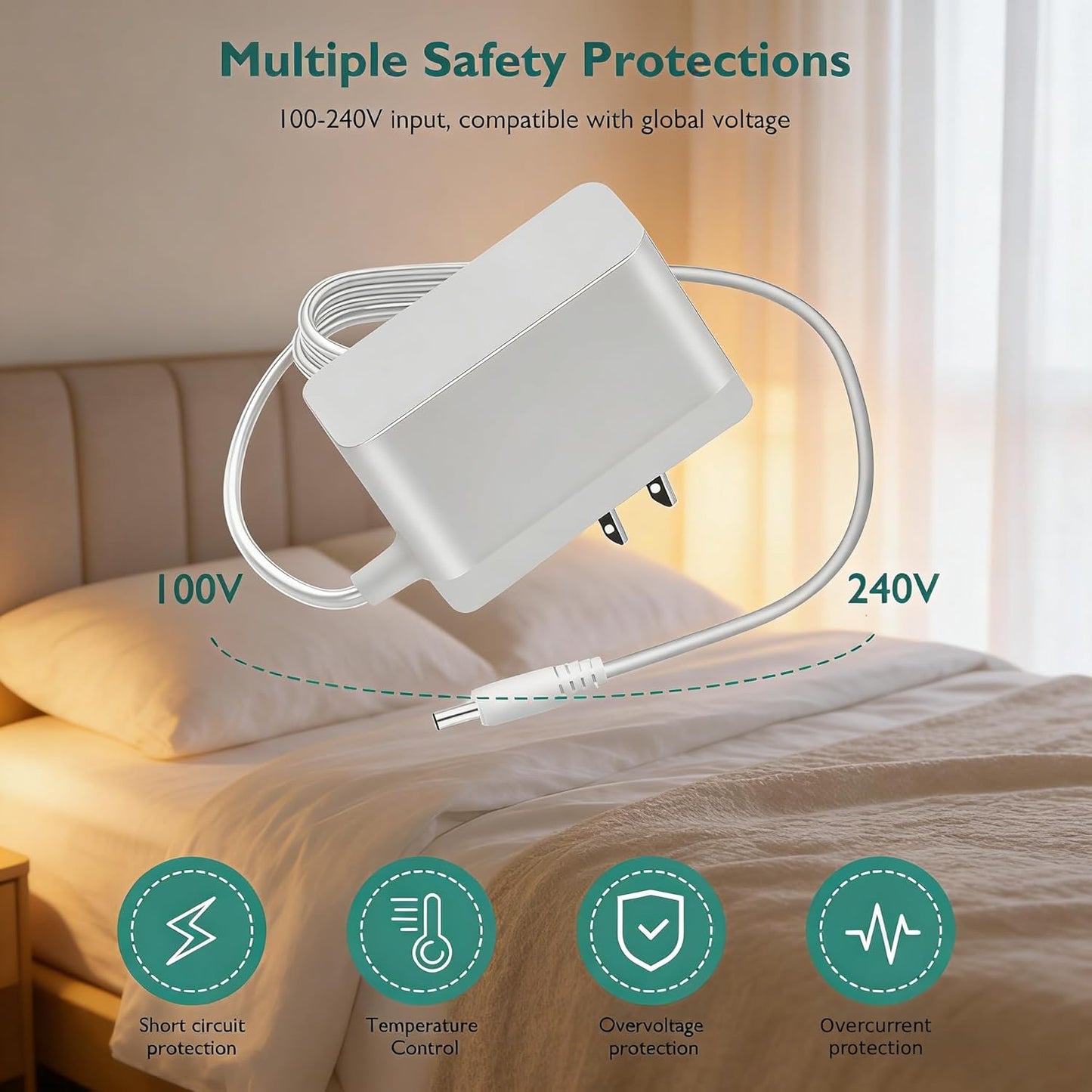 Lnauy SS-2000 2000 6V for Homedics White Noise Sound Machine Charger, Adapter Compatible with HoMedics SS SounsSpa