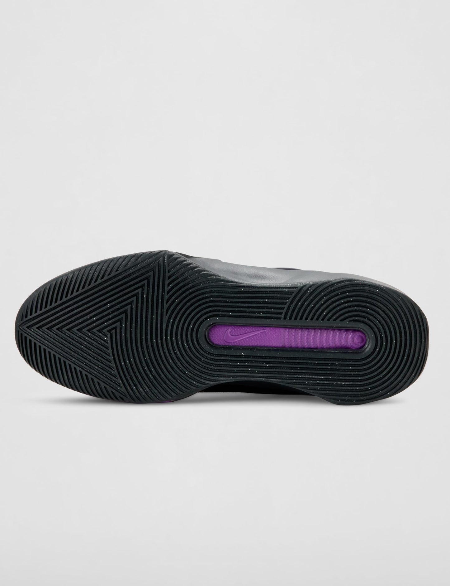 Nike Men's G.T. Jump Academy Basketball Shoes, Black/Vivid Purple-Dark Smoke Grey, 12
